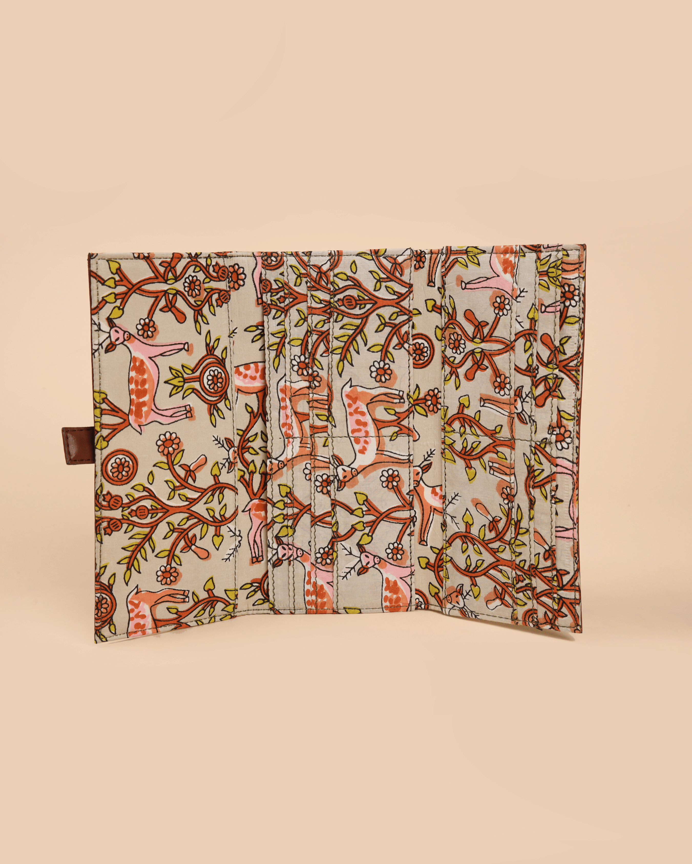 Aachho Pastel Petals Handblock Wallet - view 4