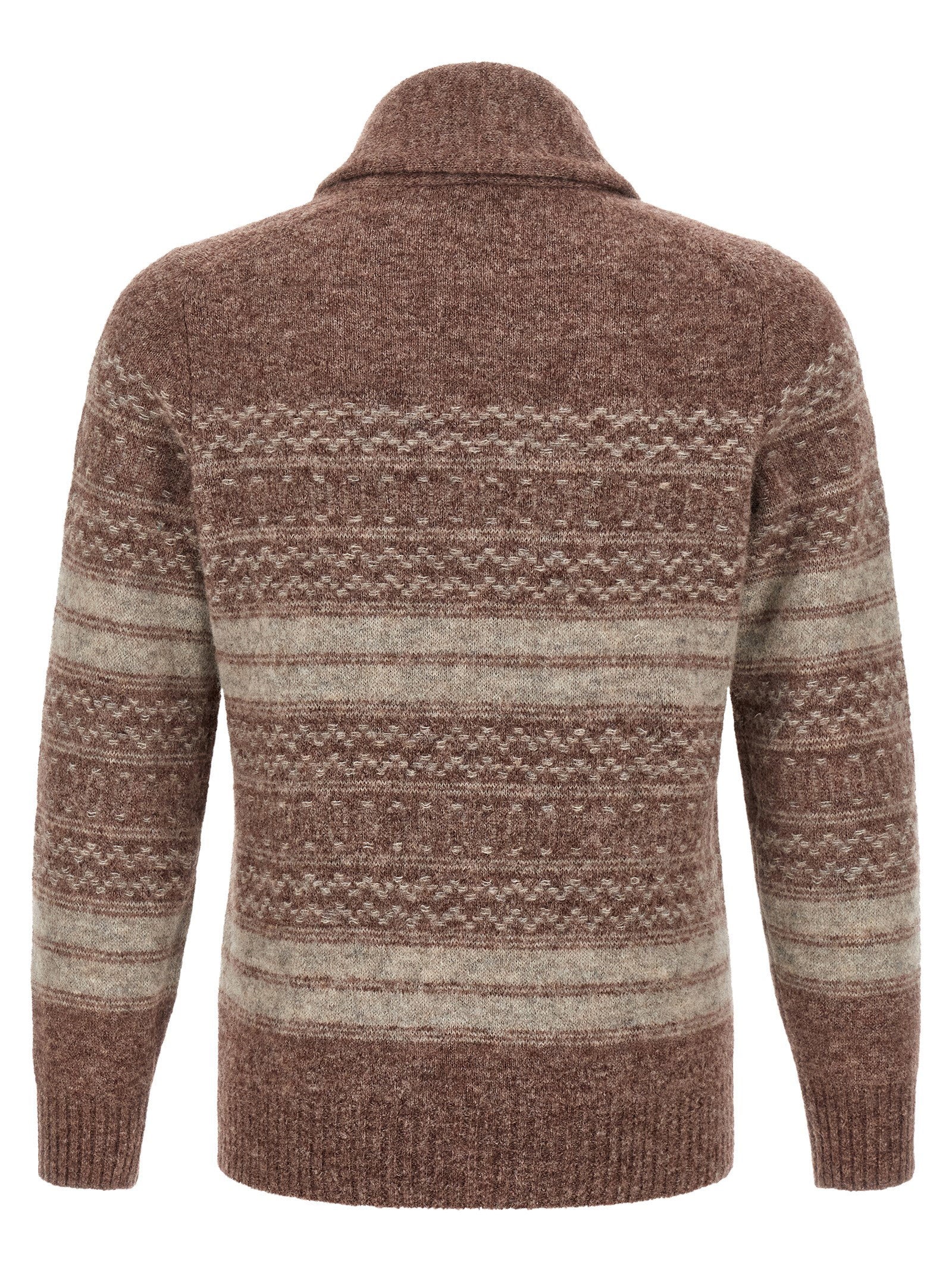 Brunello Cucinelli Nordic Jacquard Cardigan - view 2