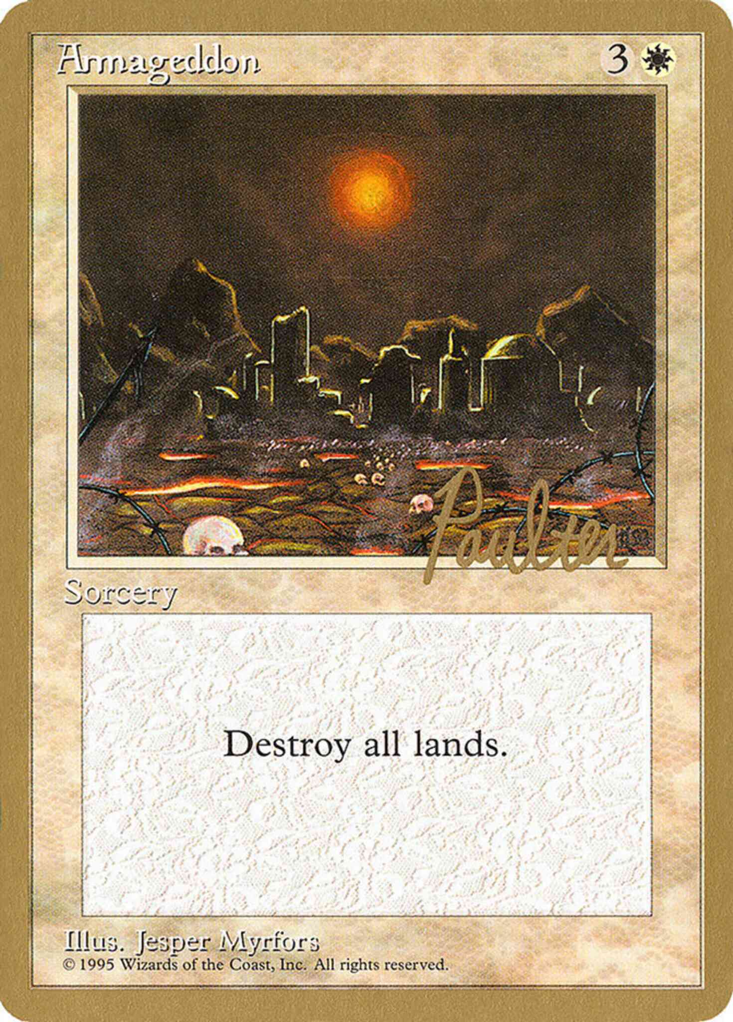 Armageddon pp5 preston – Magic Armageddon [pp5] [Preston Poulter] [Pro Tour Collector Set] [Non-Foil]