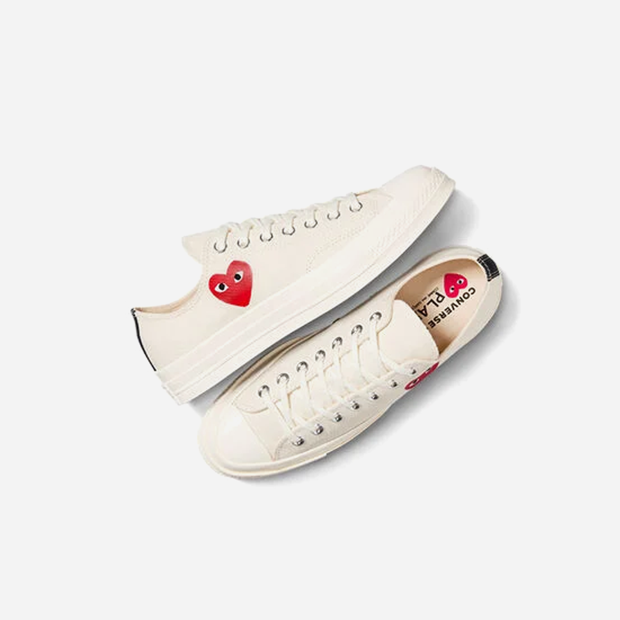 Converse Chuck Taylor All Star 70 Ox Comme des Garcons PLAY Single Heart Milk - view 3