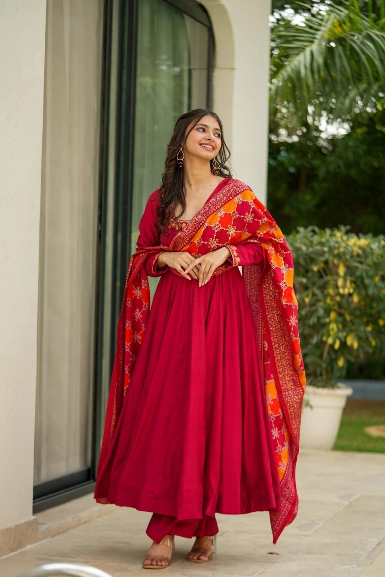 Idaho-o Kamnaa bright muslin suit set