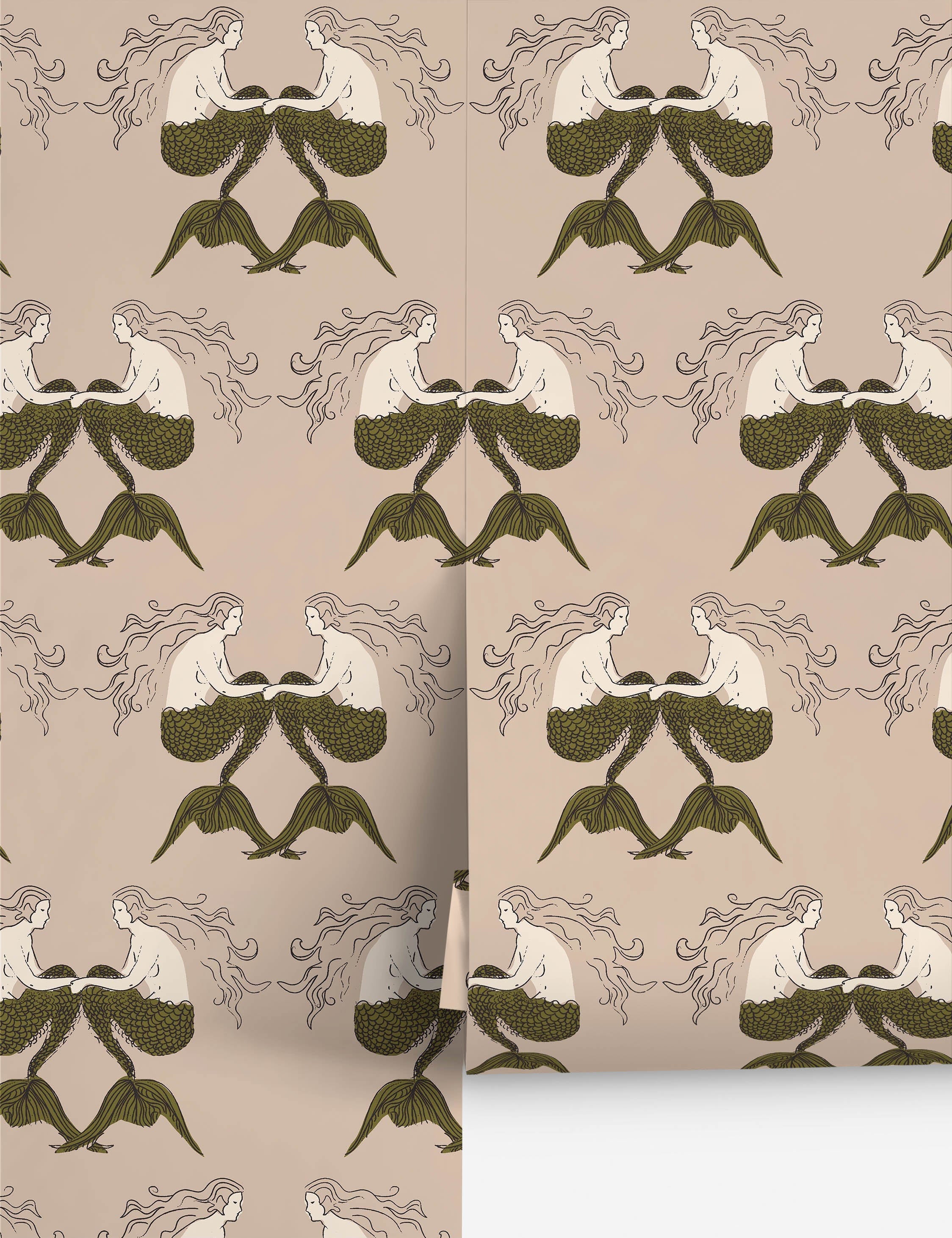 Lulu and Georgia Meri Wallpaper by Sarah Sherman Samuel
