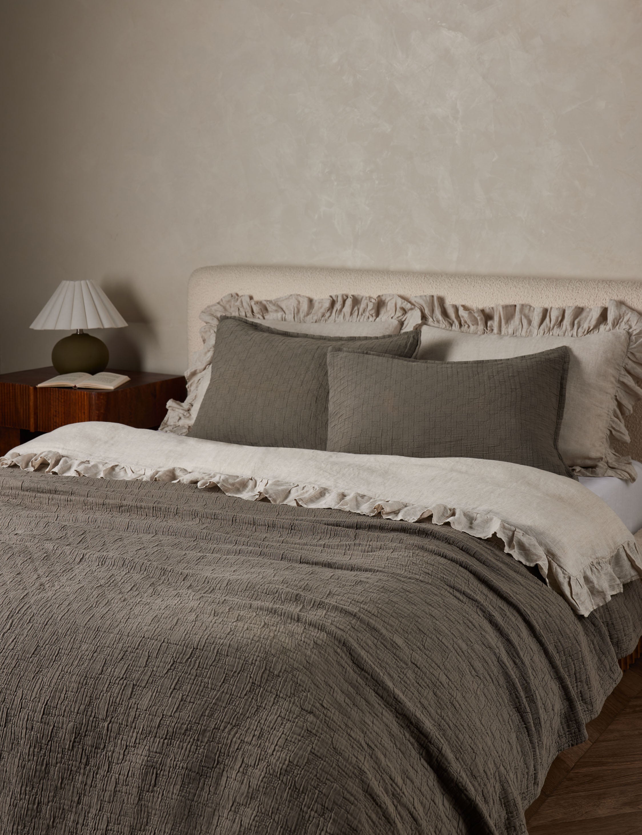 Lulu and Georgia Charlie Linen Duvet by Pom Pom at Home - view 5