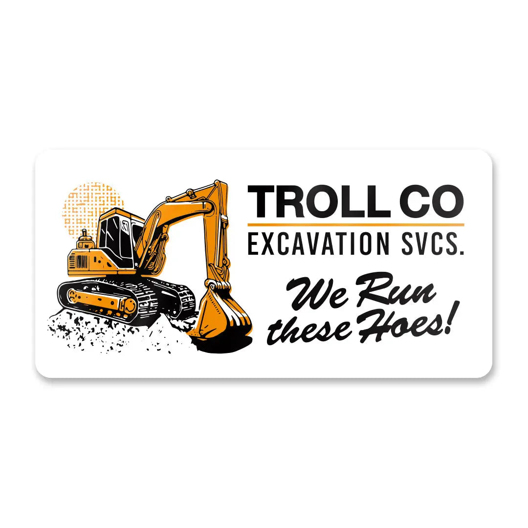 Radial Excavation SVCS Sticker
