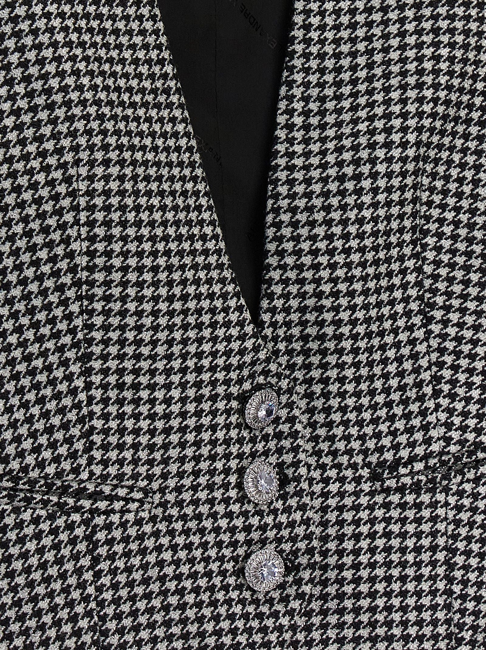 Alexandre Vauthier Houndstooth Waistcoat - view 4
