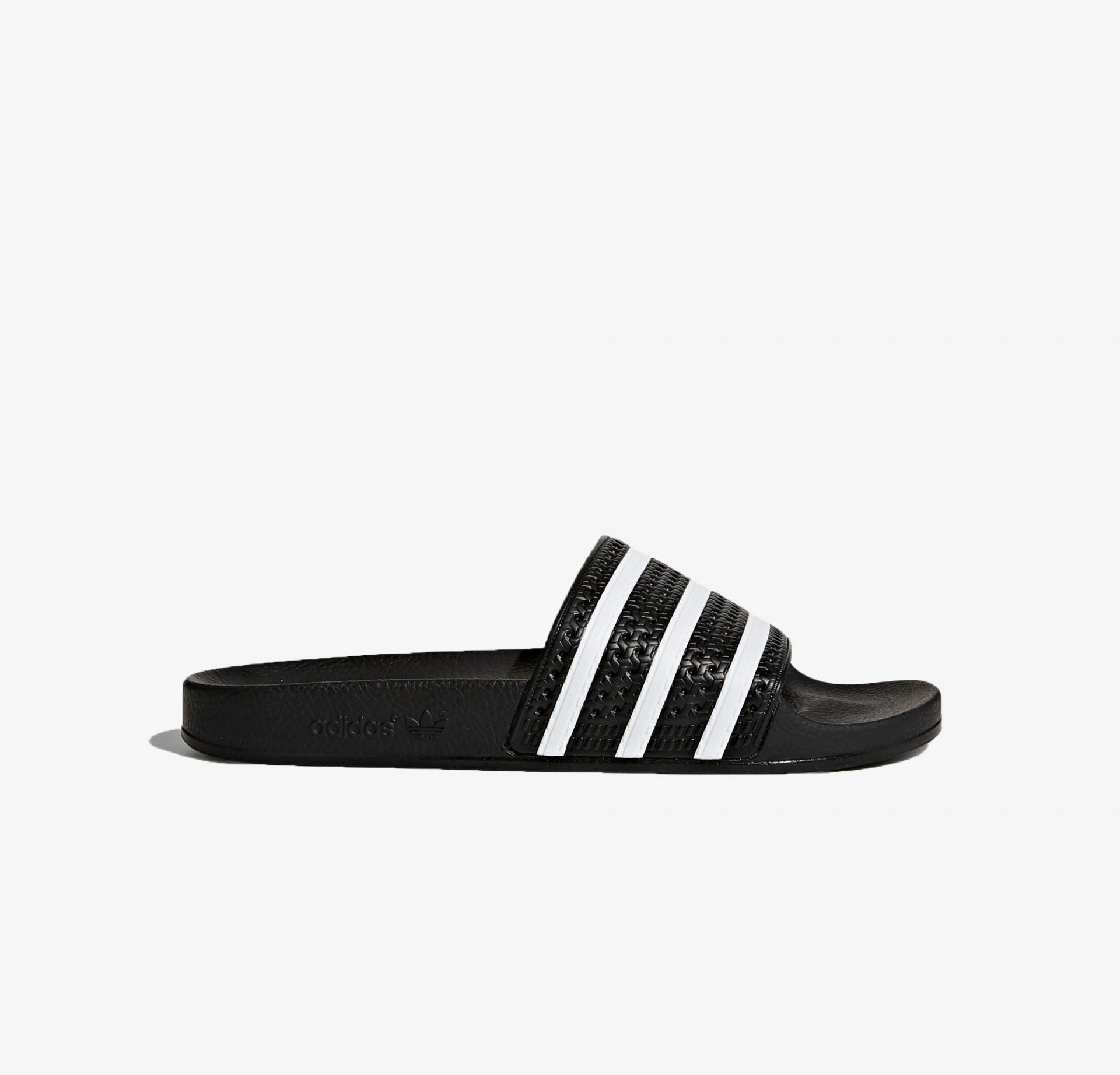 Adidas Originals | ADILETTE SLIDES { CORE BLACK / WHITE - view 5