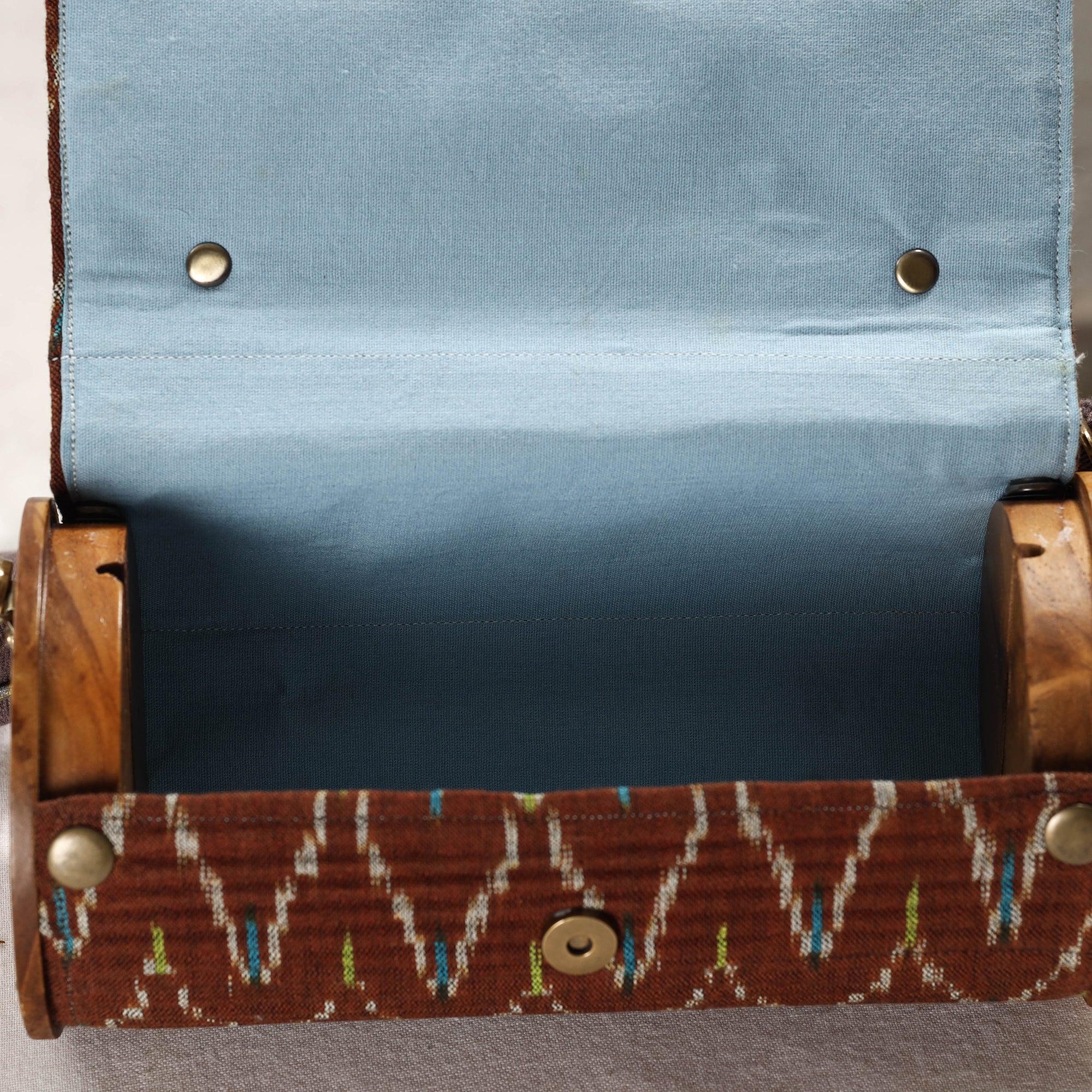 LUKKA CHUPPI Brown - DIY Round Sling Bag / Clutch With Changeable Sleeve - view 6