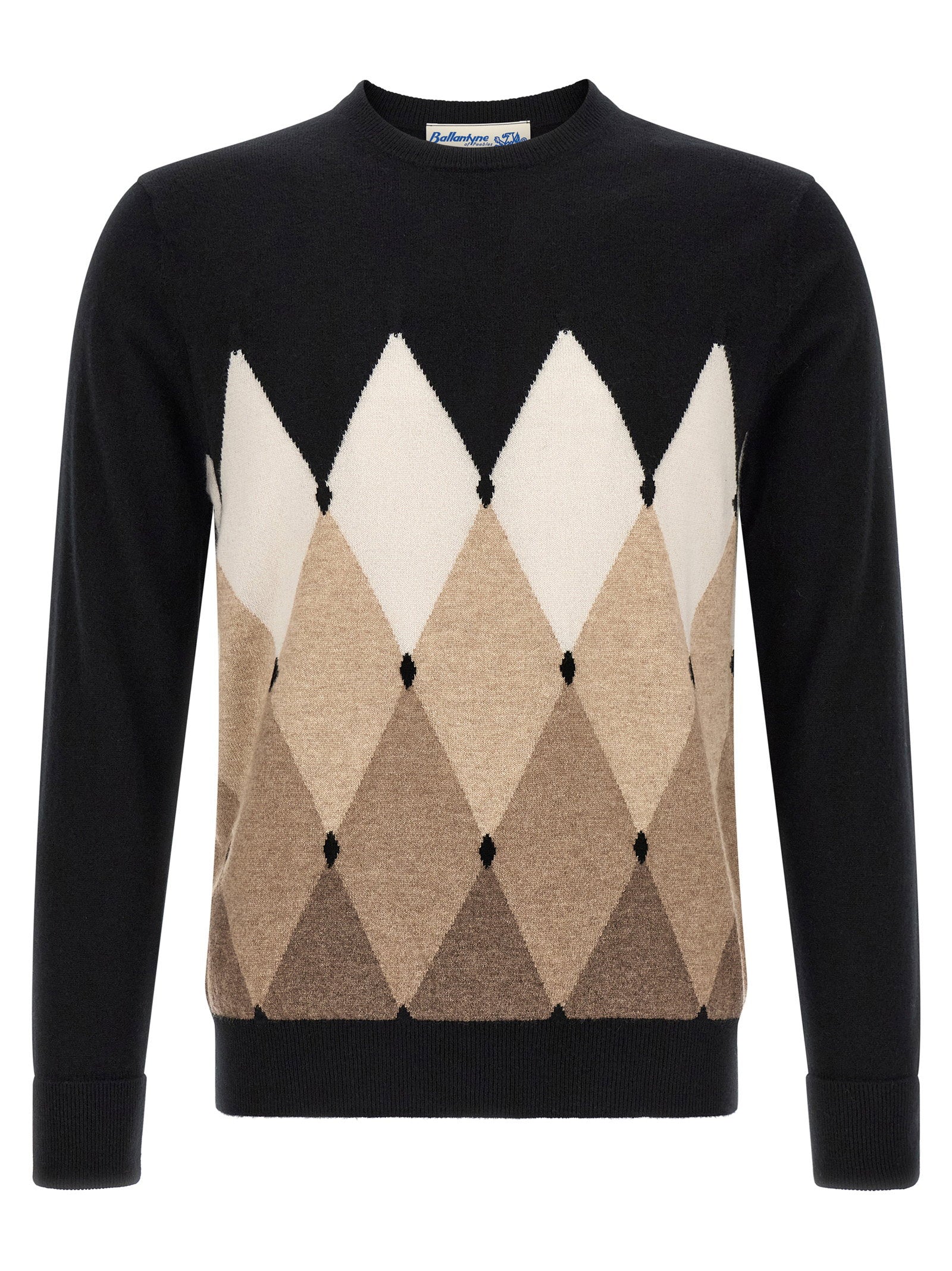 Ballantyne Diamond Sweater – 100% cashmere