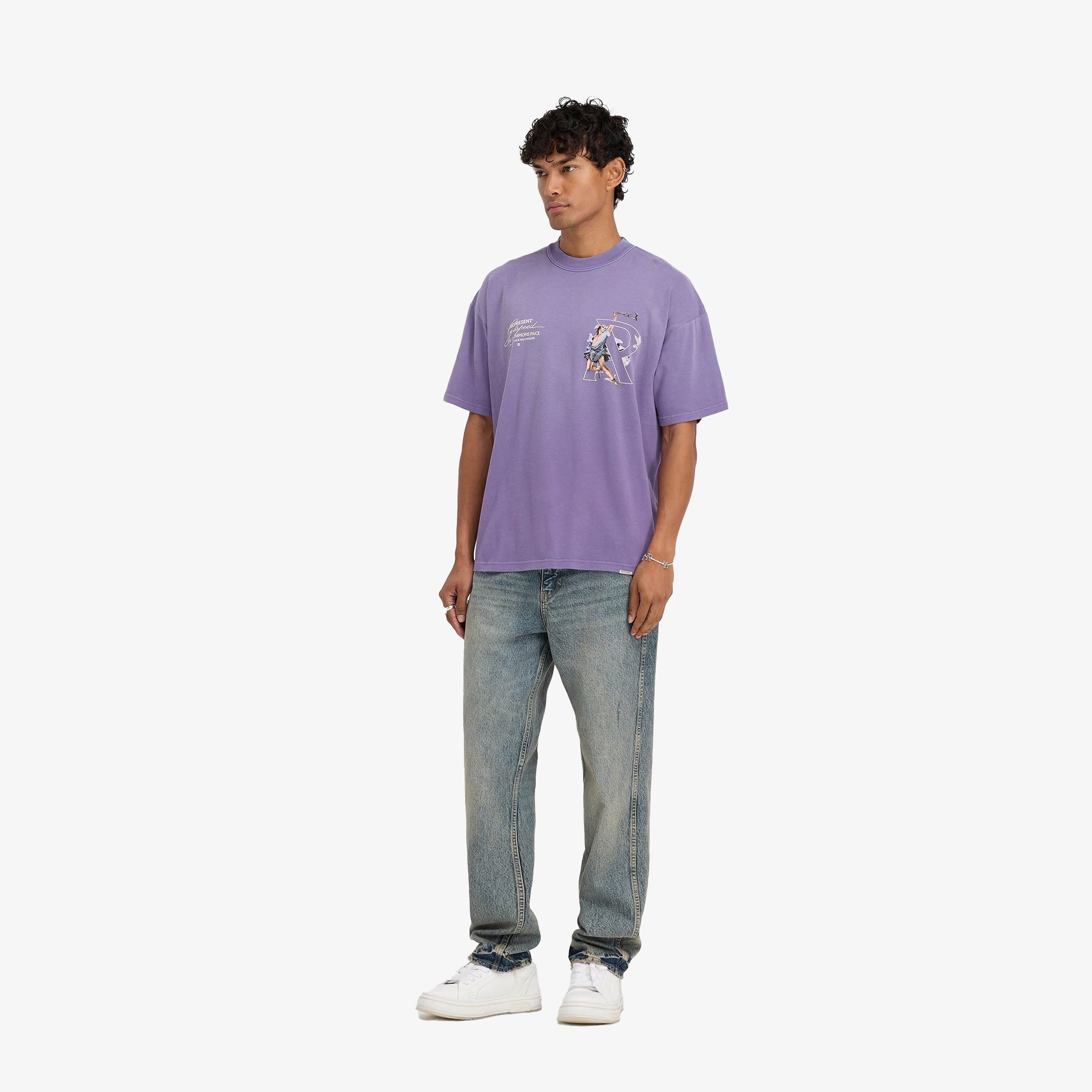 Represent | Hermes T-shirt { Purple - view 8