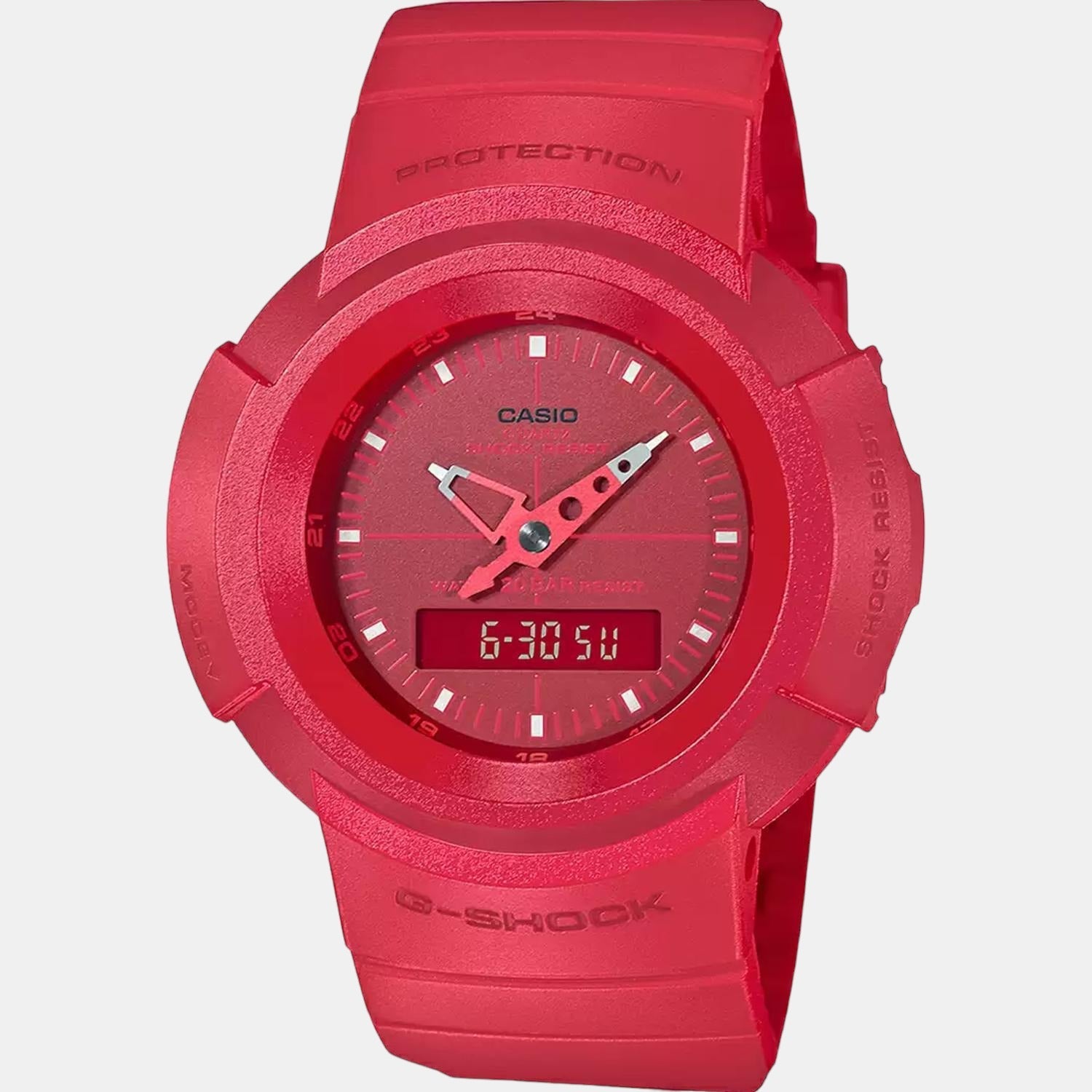 Casio G-Shock Men Quartz Red Dial Analog-Digital Resin Watch G1081 - view 2