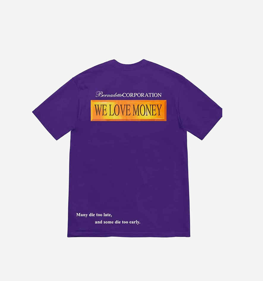 Supreme Corporation Money Tee Purple - view 2