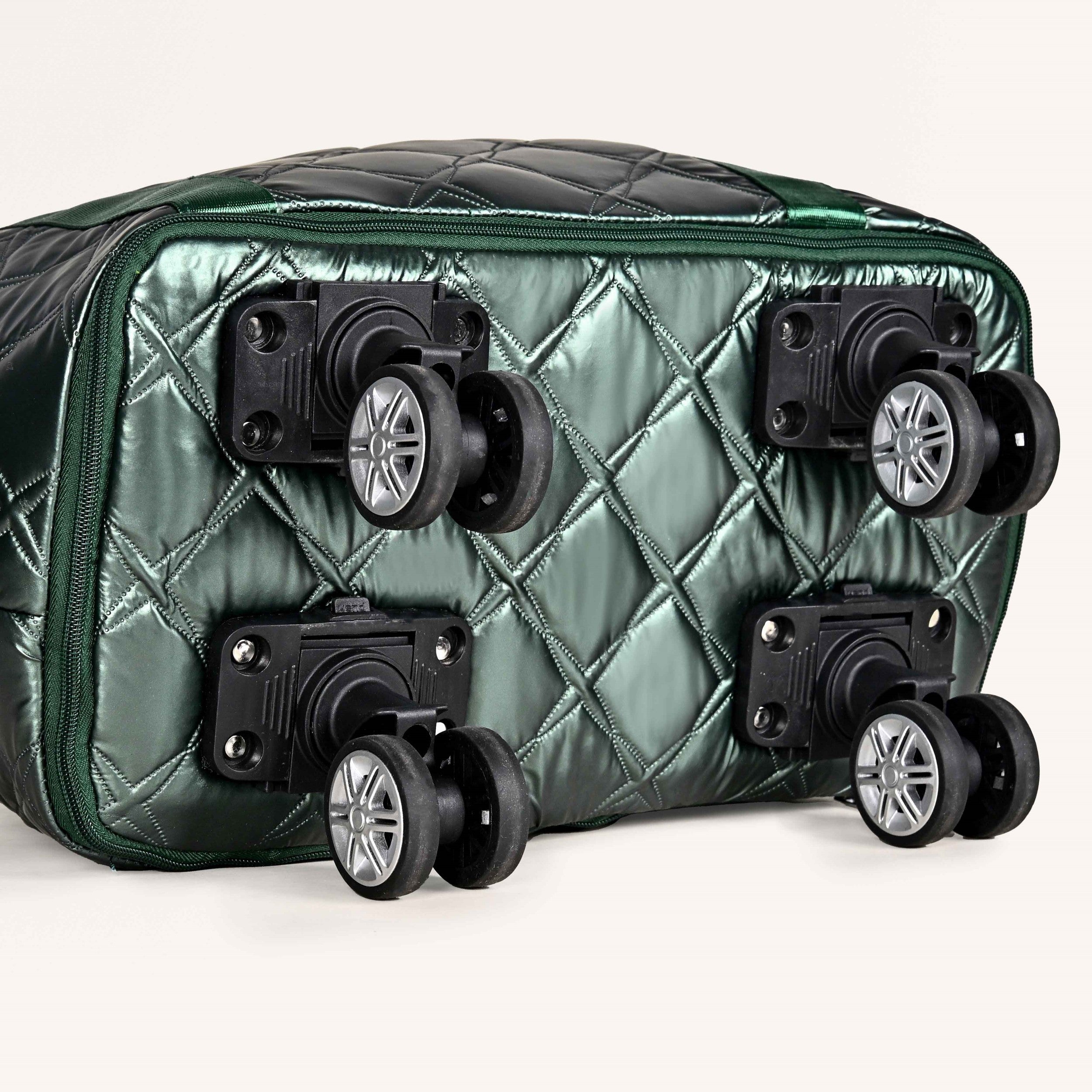 Nestasia Expandable Movo Travel Bag With Removable Wheels Metallic Green - view 7