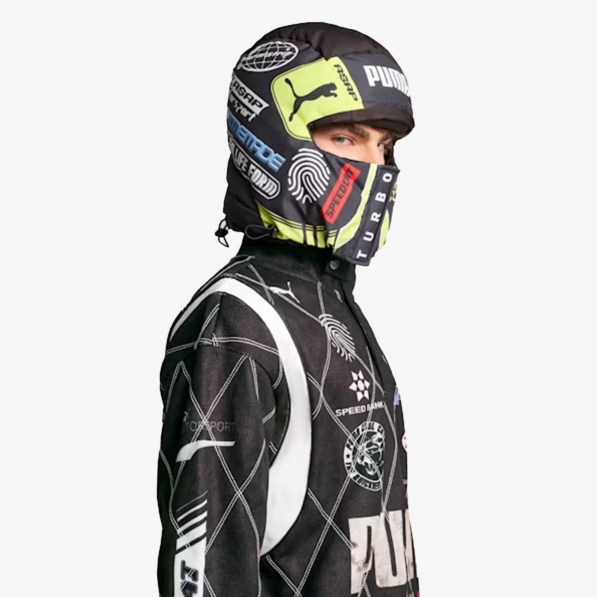 Puma |x A$ap Rocky Balaclava { White/black/blue - view 2