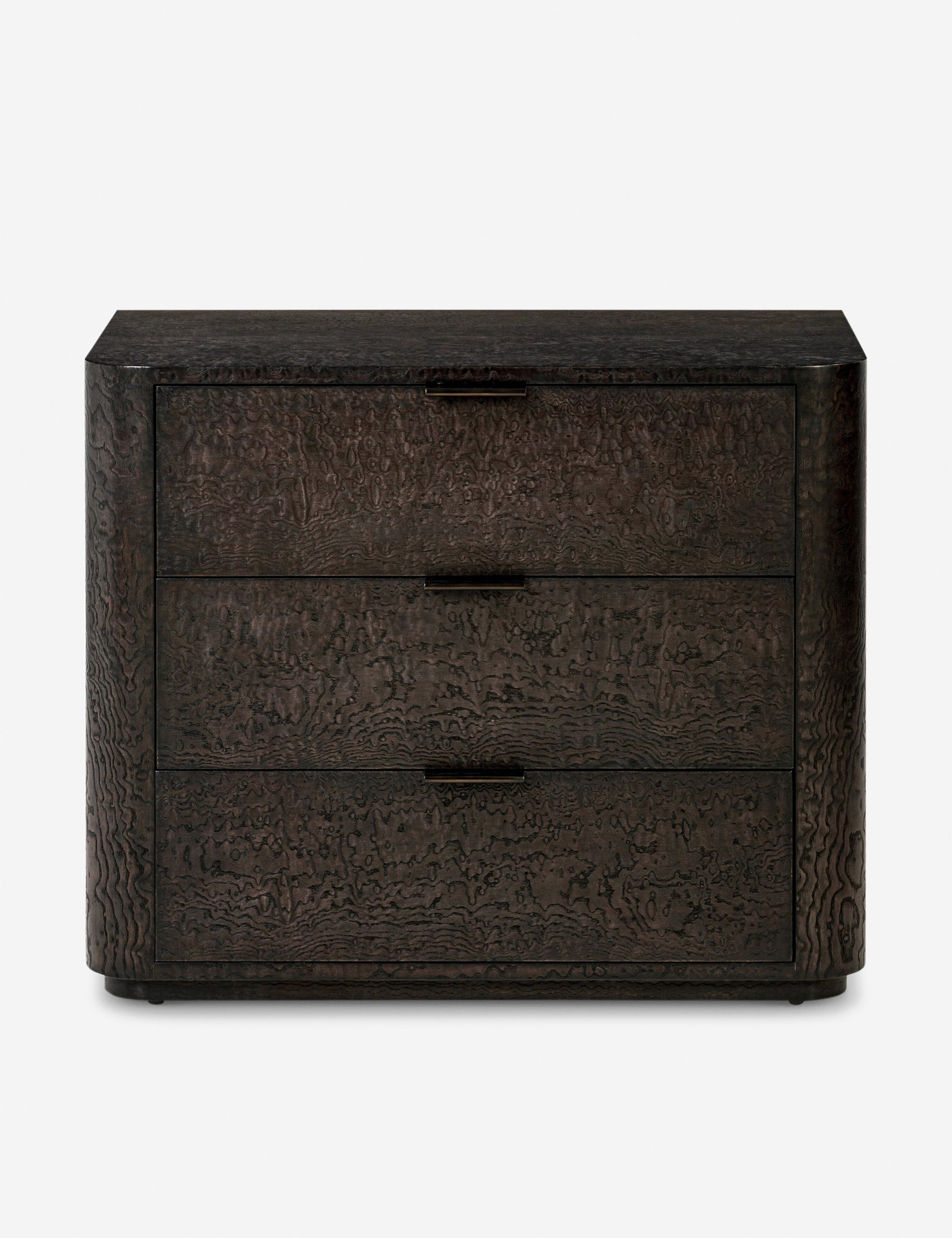 Lulu and Georgia Mazra 3-Drawer Dresser – Dark Brown