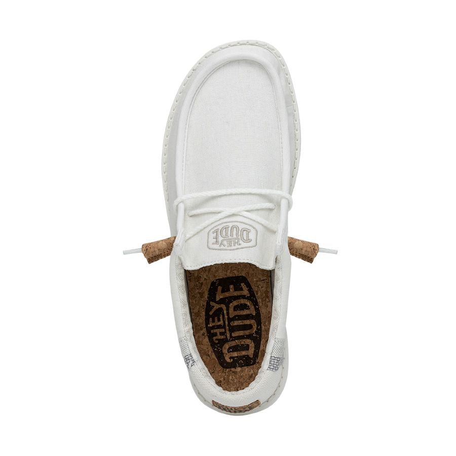 HEYDUDE shoes Wally Break Stitch - White – Men's - view 6