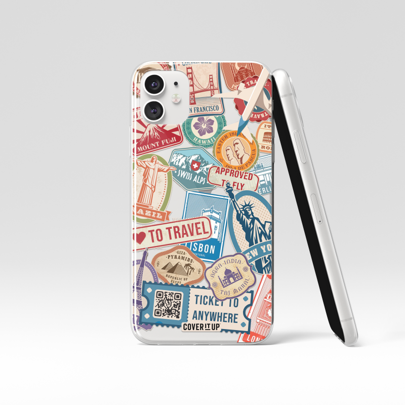 Design Phone Cases Travel Clear Silicone Case - view 6