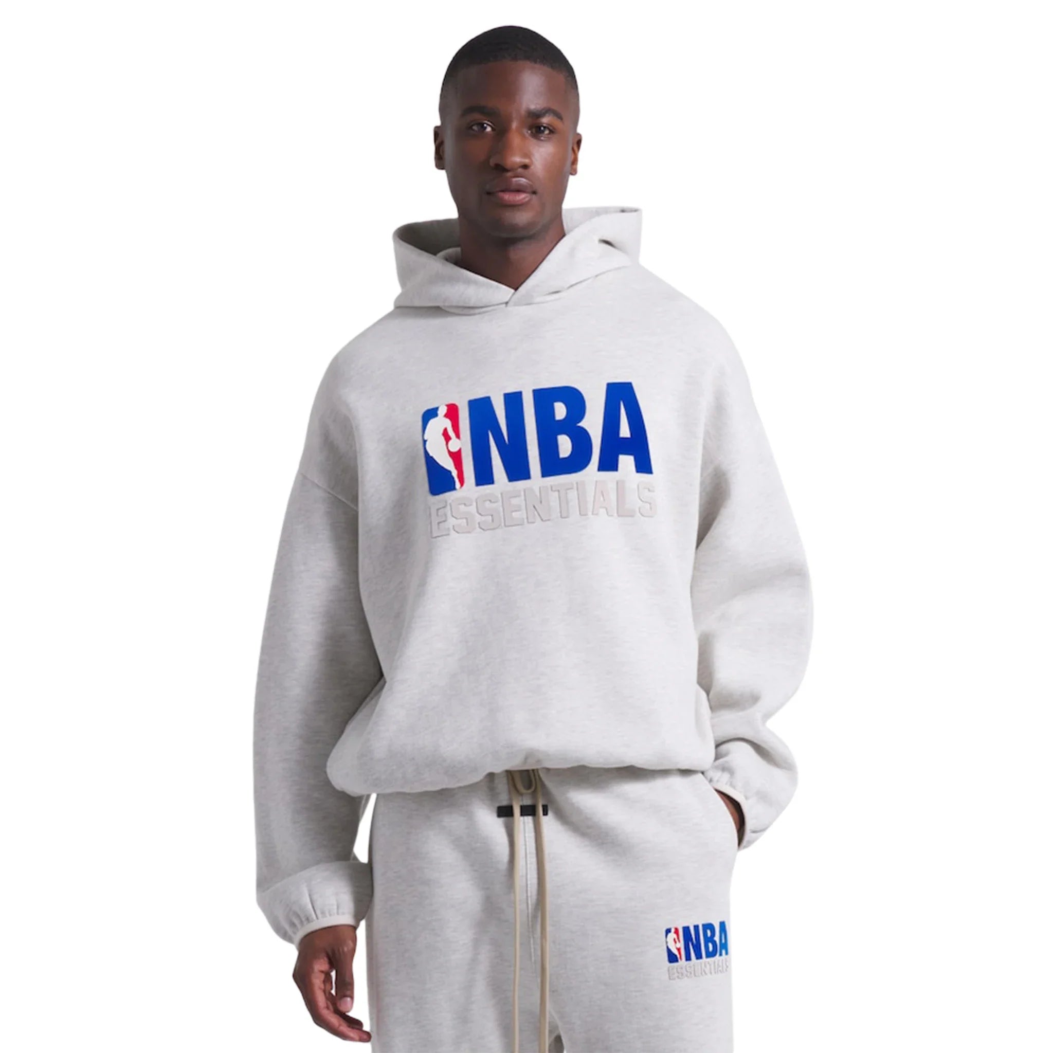 Fear Of God Essentials x NBA Light Heather Hoodie - view 3