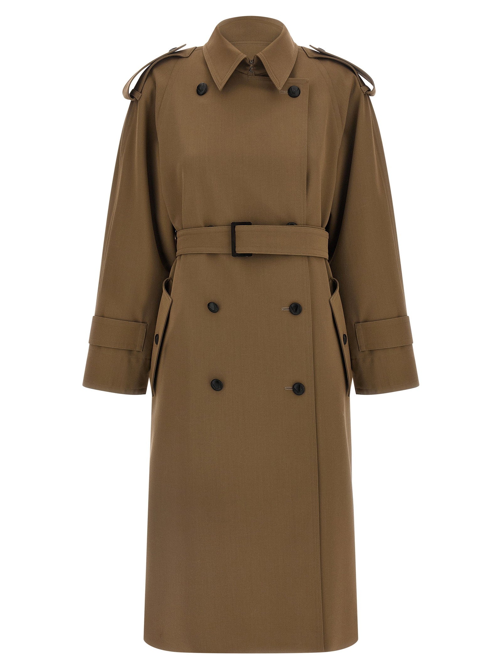 Max Mara Mxmcerto Trench Coat – 100% virgin wool