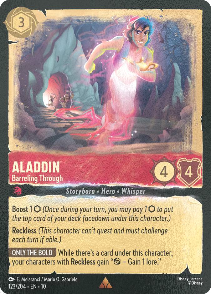 Well cold foil – Lorcana Aladdin - Barreling Through - 123/204 [Whispers in the Well] [Cold Foil]