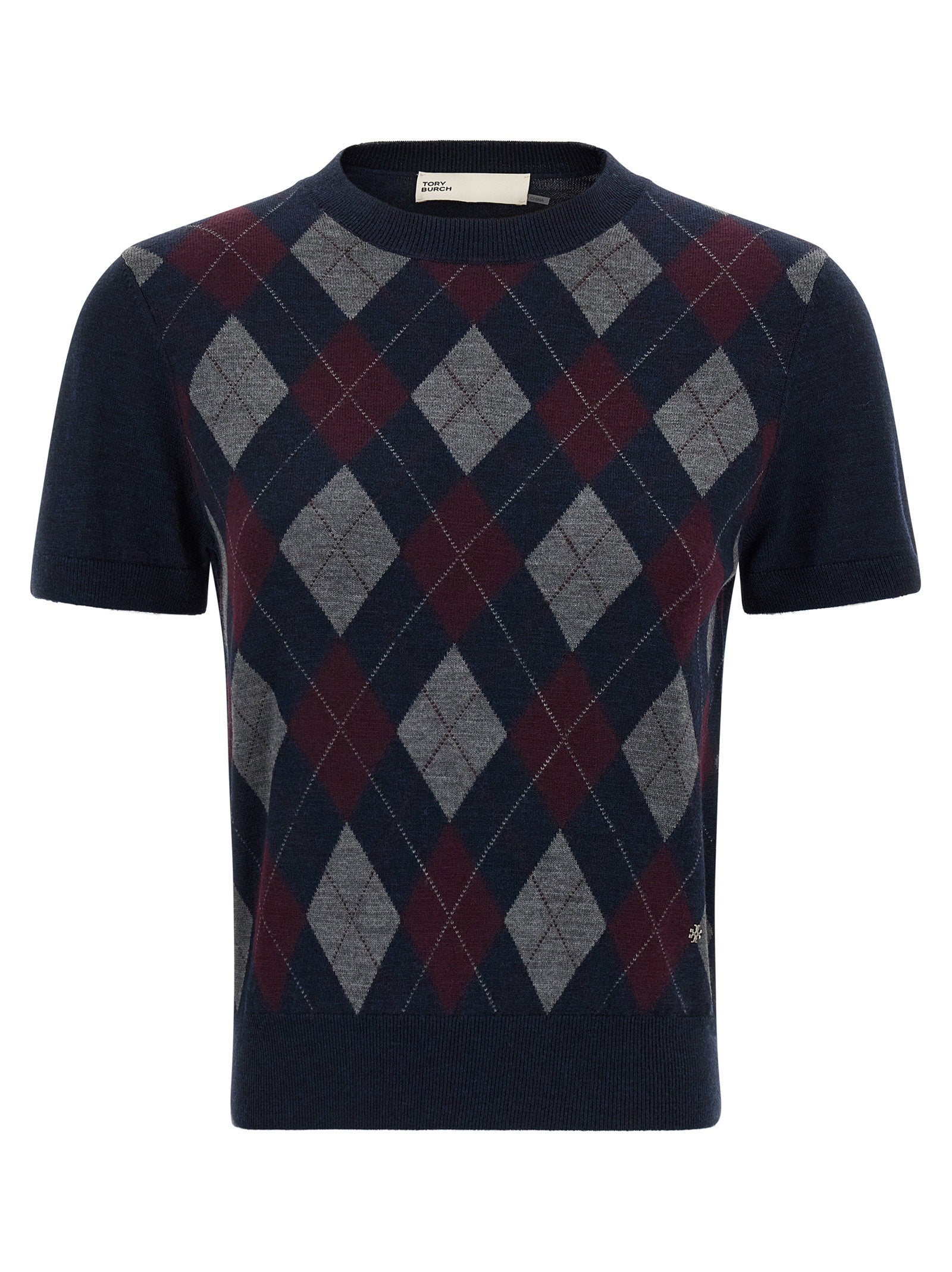 Tory Burch Argyle Sweater – 100% wool