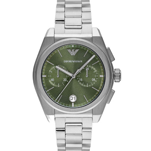 Emporio Armani Federica Green Dial Men 43mm AR11640