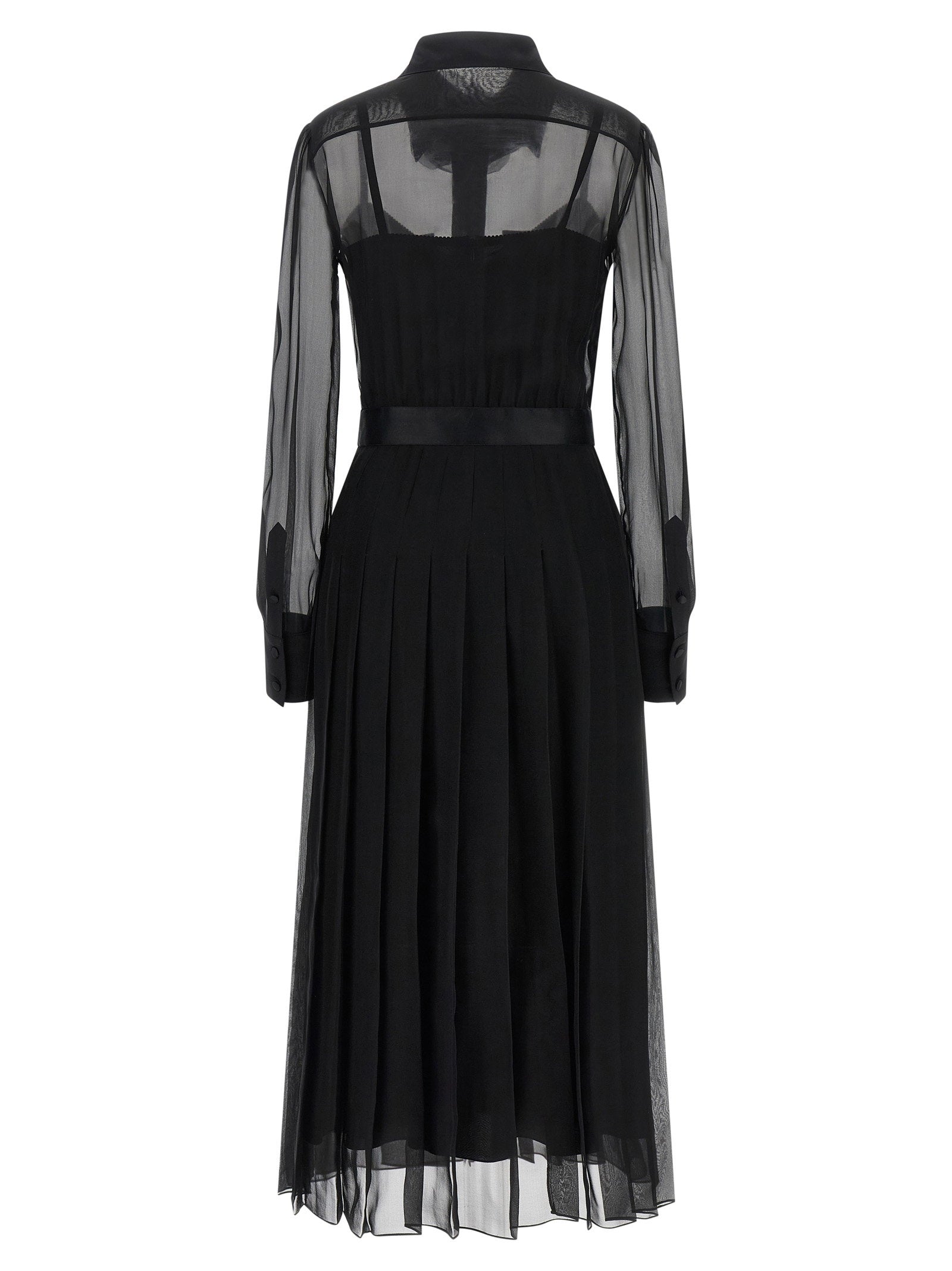 Dolce & Gabbana Chiffon Dress – 95% silk, 5% polyester - view 2