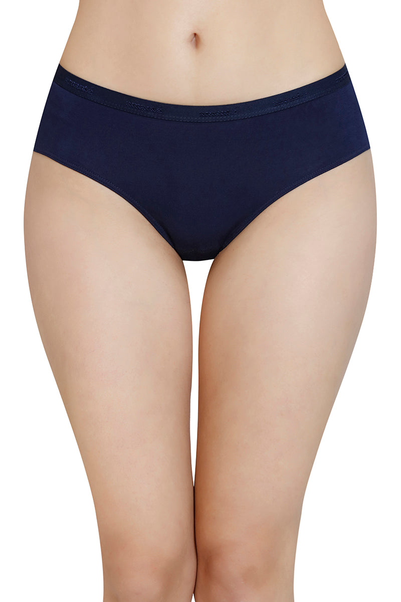 Amante Solid Mid Rise Modal Bikini Panty (Pack of 2) - view 5