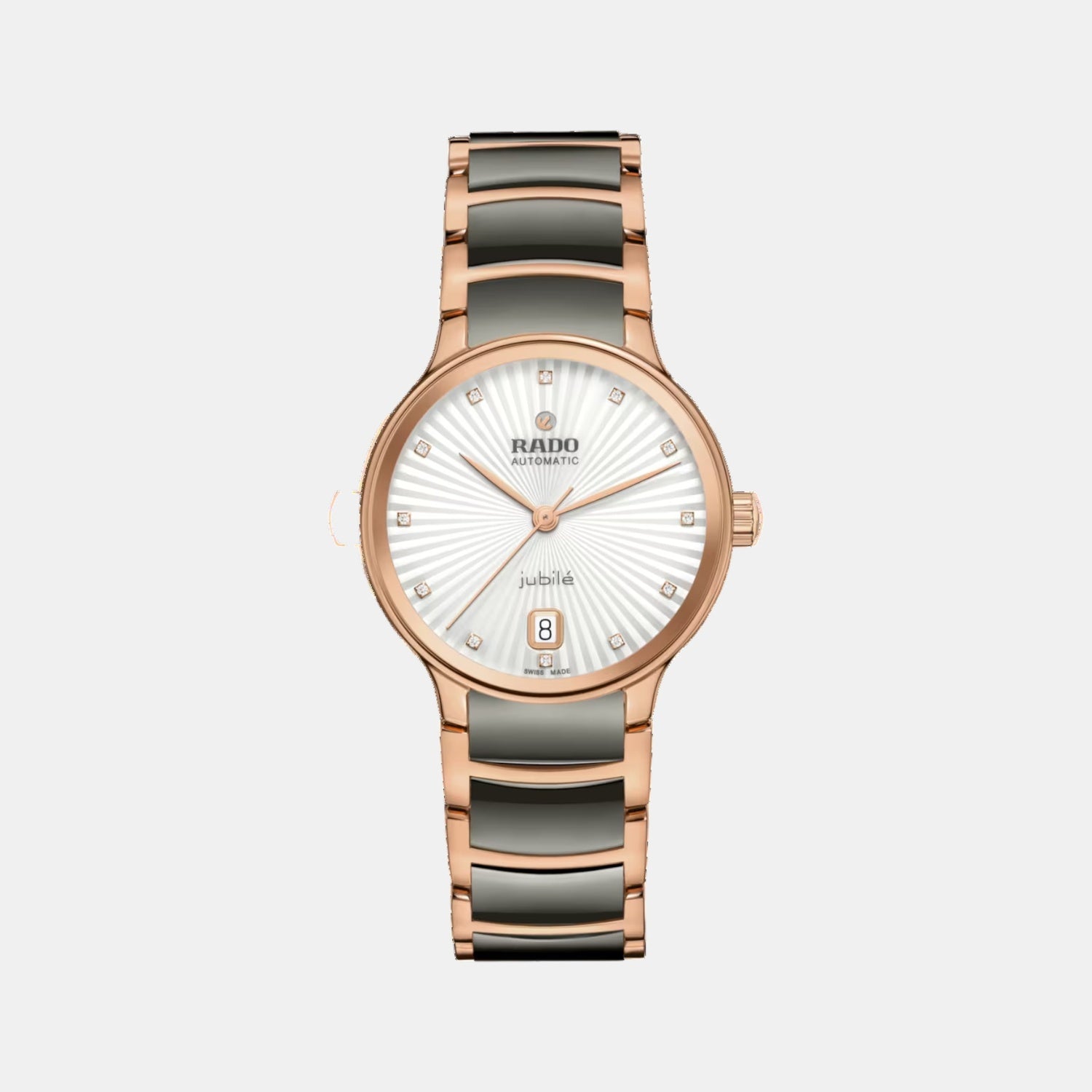 Rado Centrix Women Automatic Silver Dial Analog Ceramic Watch R30037742
