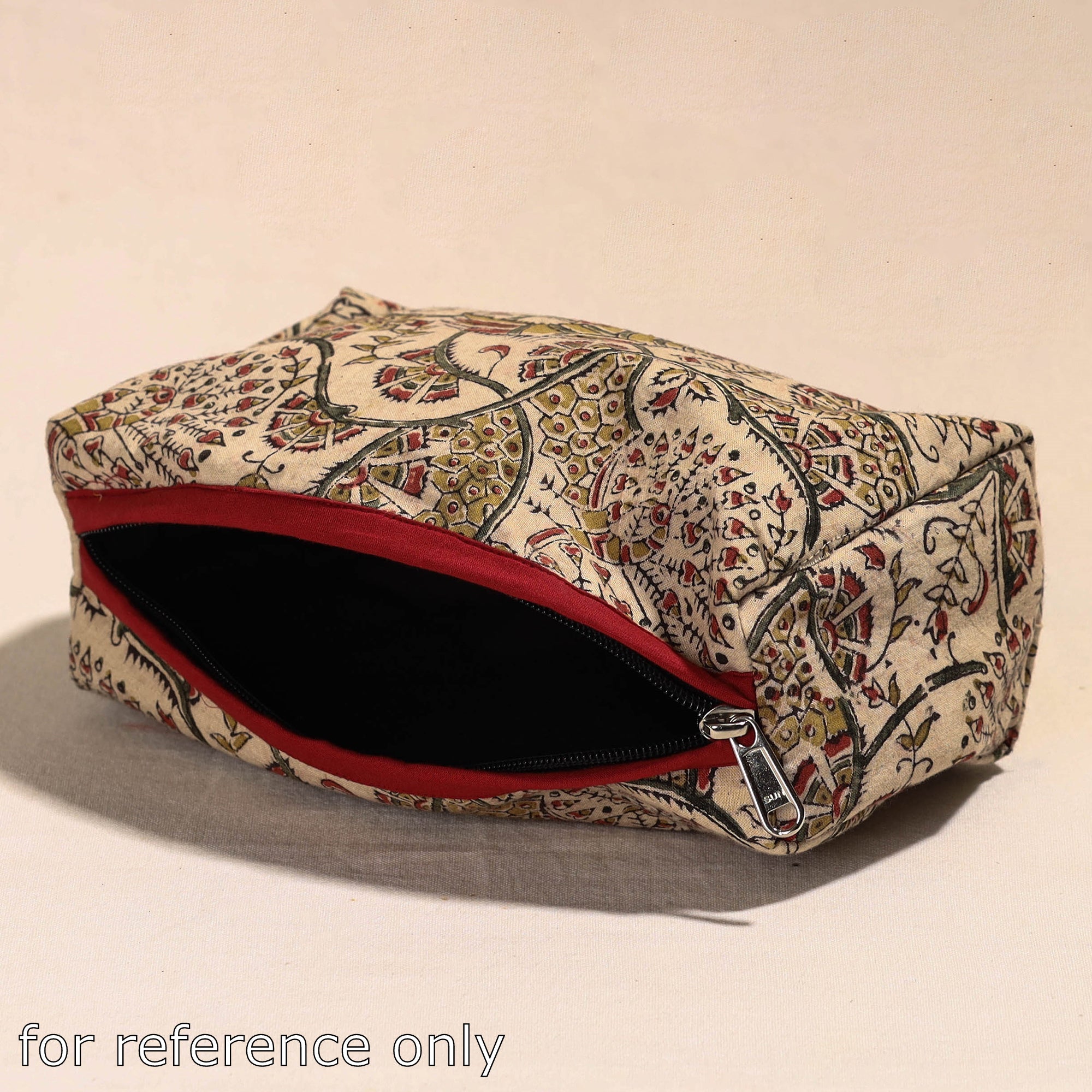 NOORI BAZAR Beige - Handmade Cotton Toiletry Pouch 08 - view 3