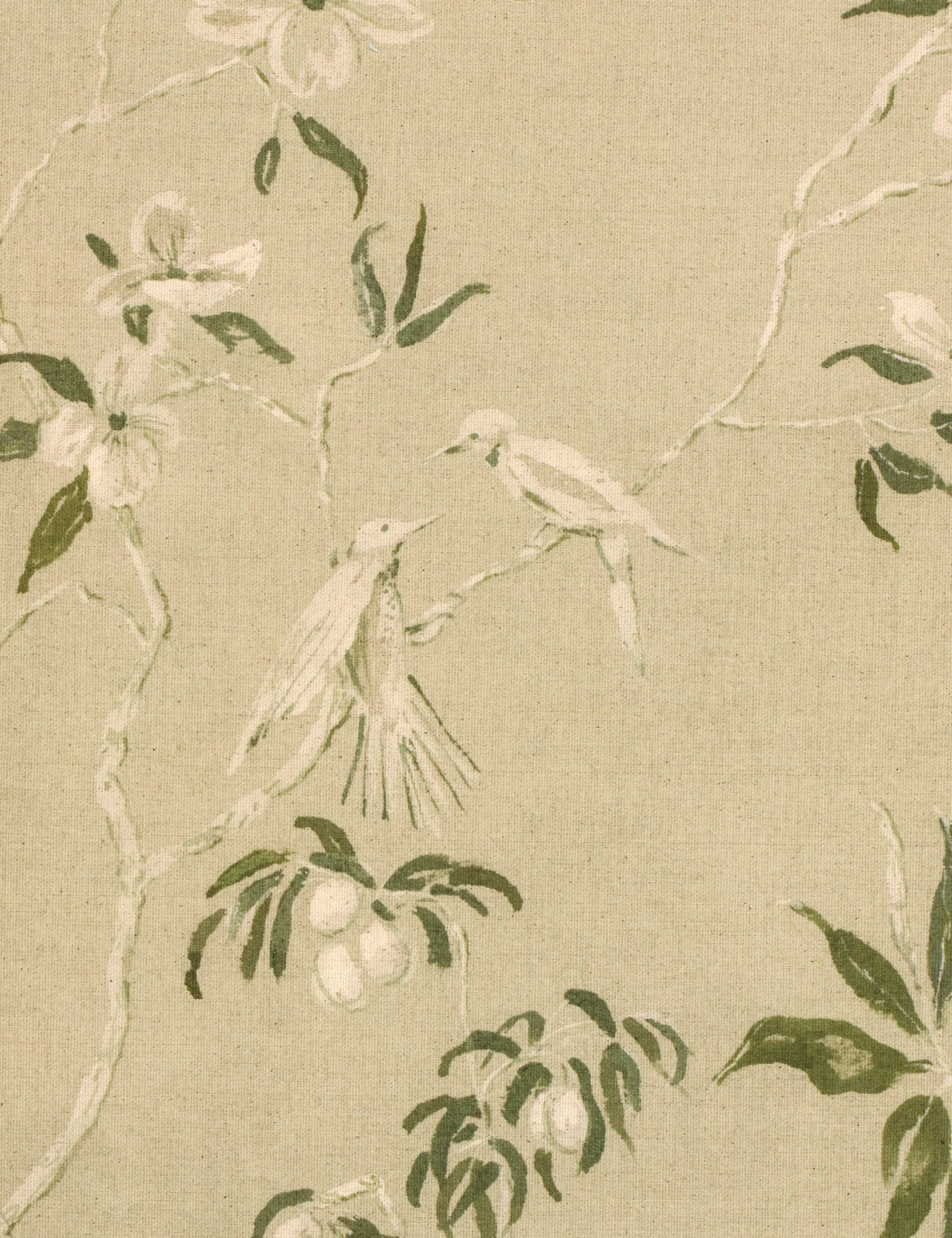 Lulu and Georgia Linen Chinoiserie Wall Art by Laurel-Dawn Latshaw - view 6