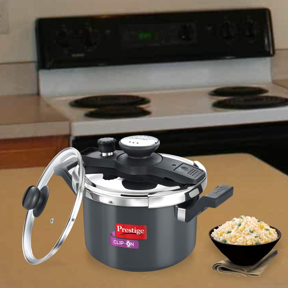 Prestige Clip-on Mini Hard Anodised Aluminium Pressure Cookers - view 11