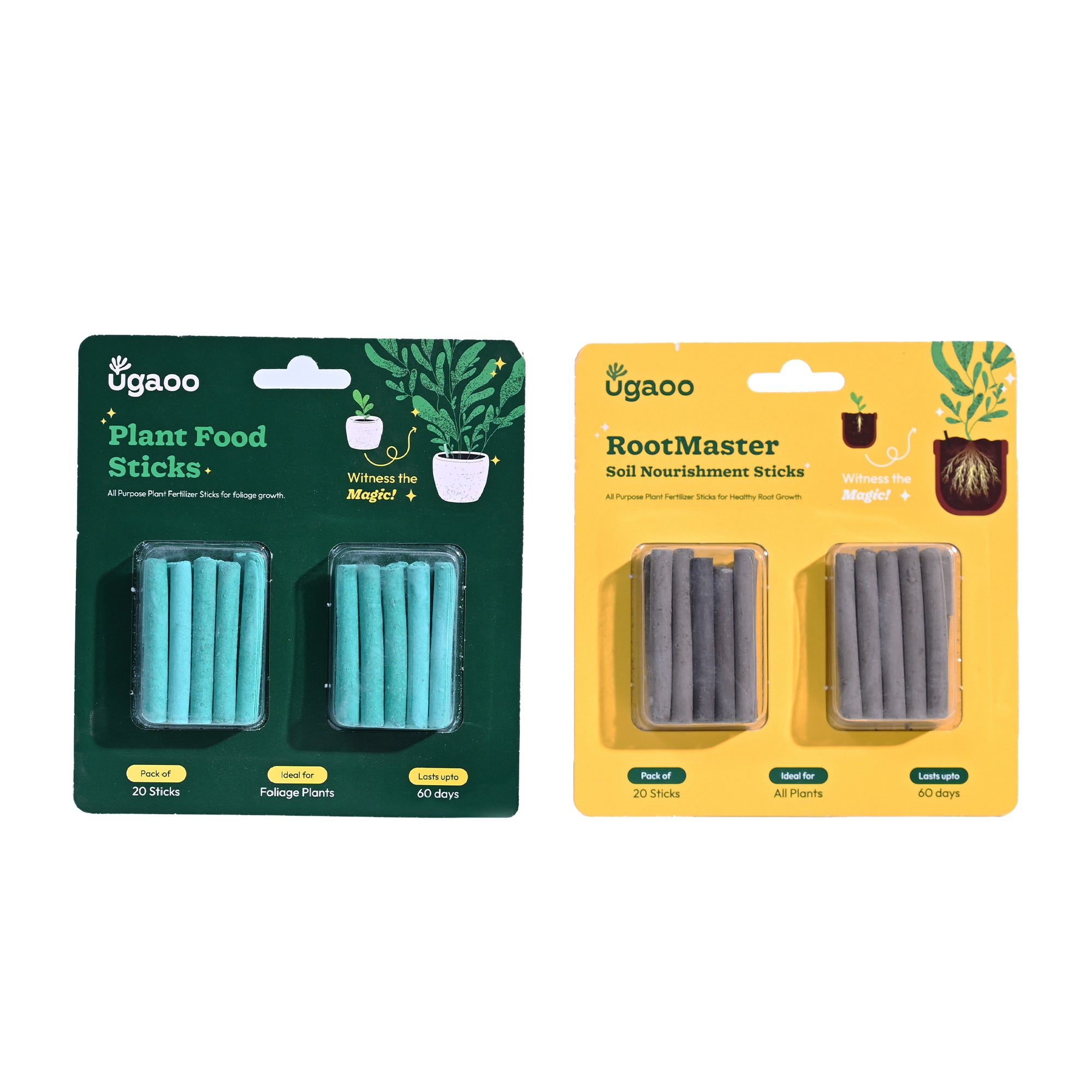 Ugaoo Plant Food Fertilizer Stick - Green & Rootmaster