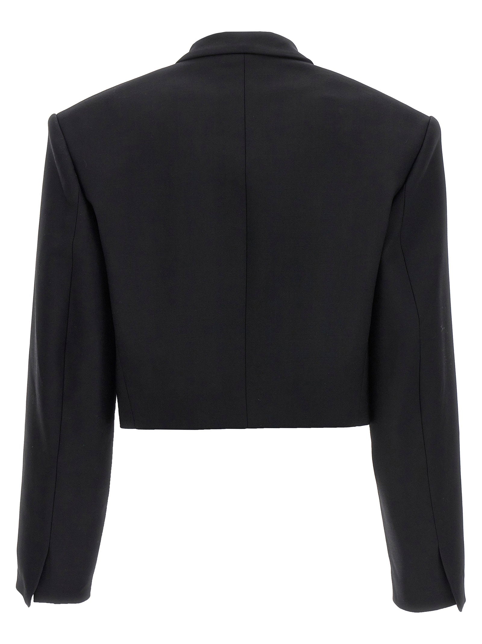 David Koma Cropped Blazer – 97% wool 3% elastane - view 2