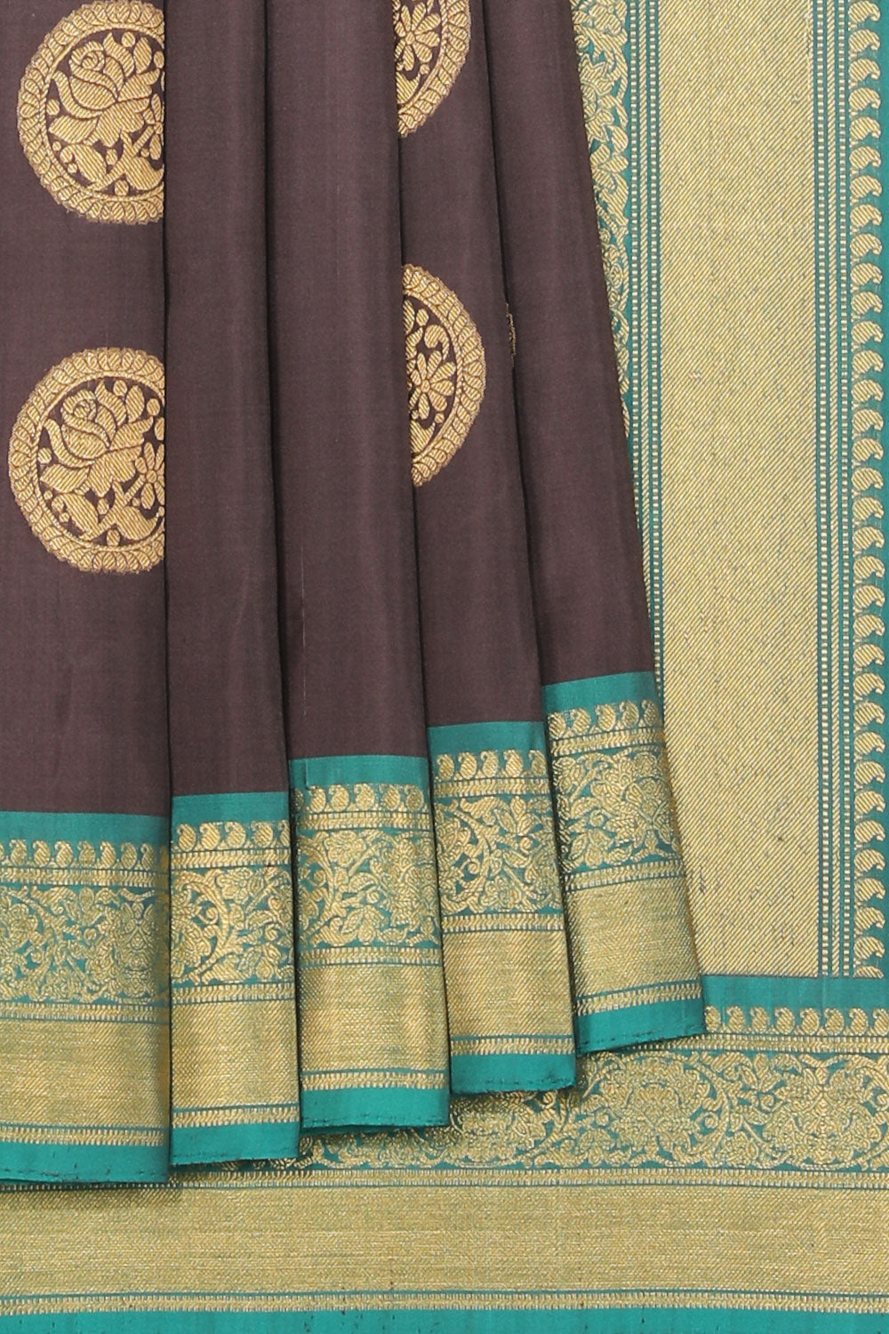 Kalanjali Gorgeous Silk Grey Saree – Women's