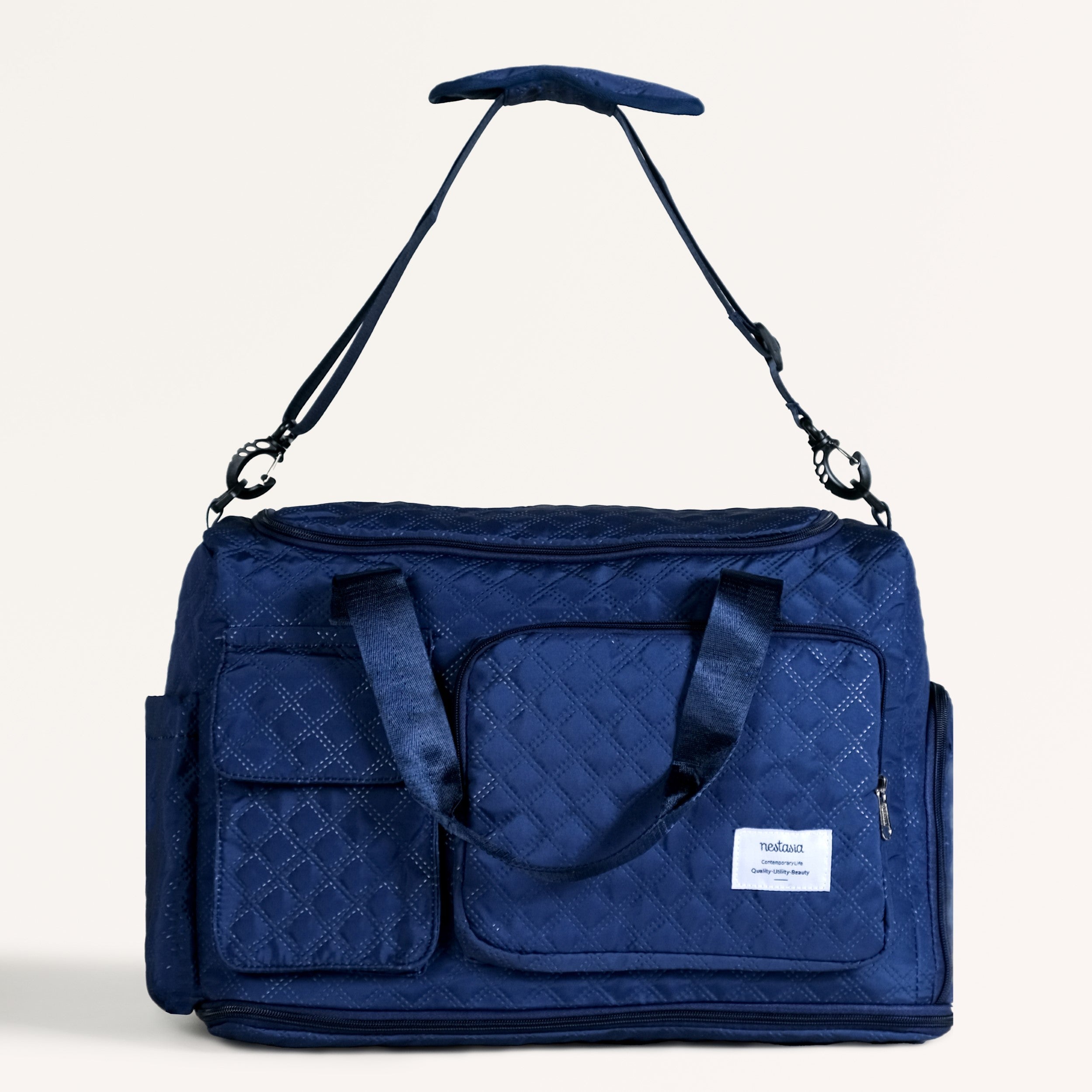 Nestasia Dova Expandable Duffle Bag Dark Blue - view 3