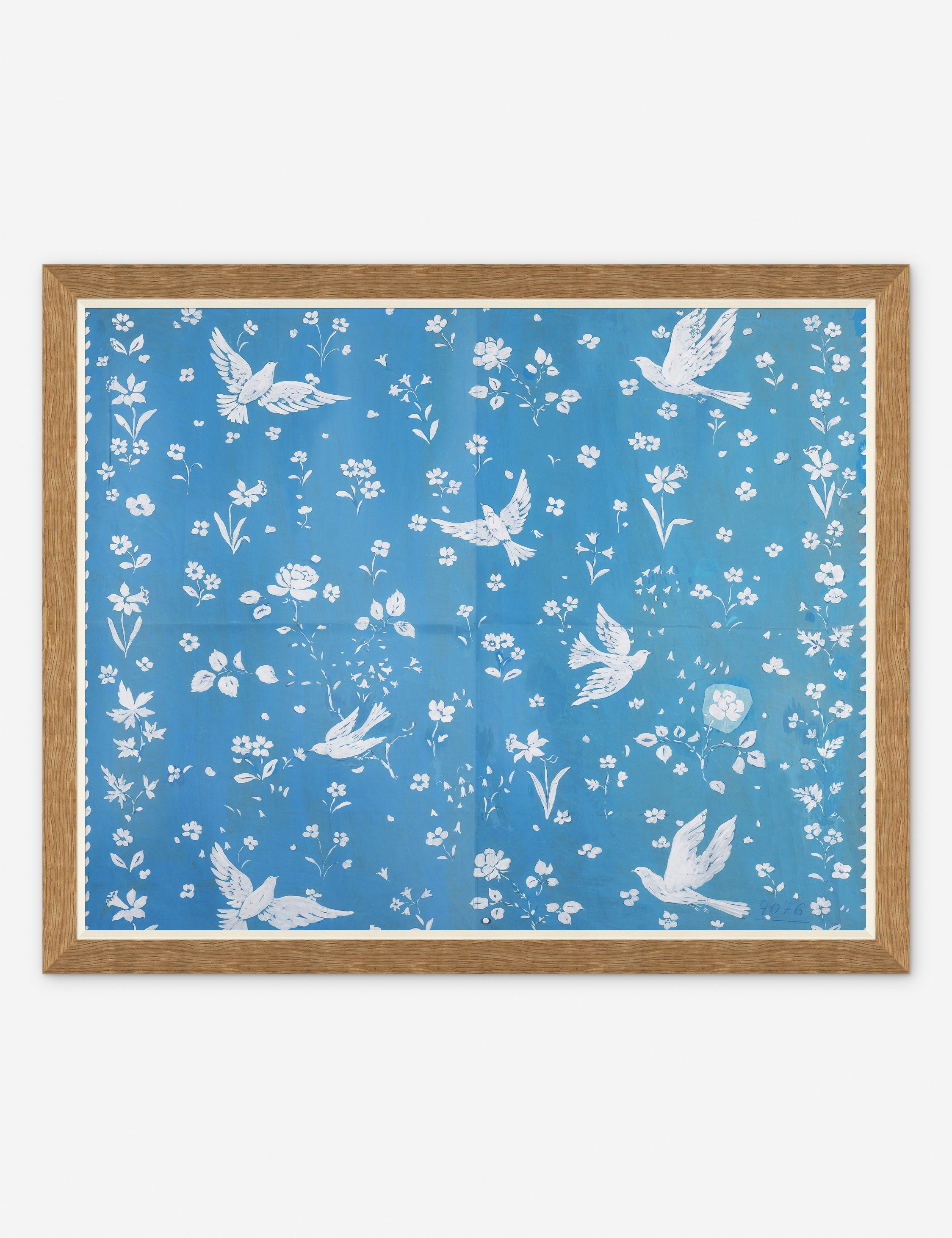 Lulu and Georgia Birds and Flowers Print by Paule Marrot - view 2