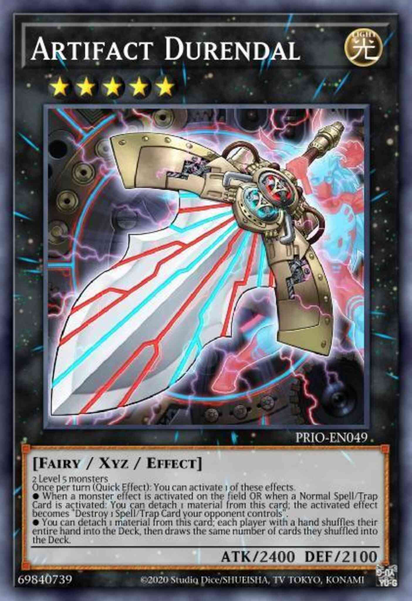 Yu-Gi-Oh! Artifact Durendal - PRIO-EN049 - Ultimate Rare - 1st Edition