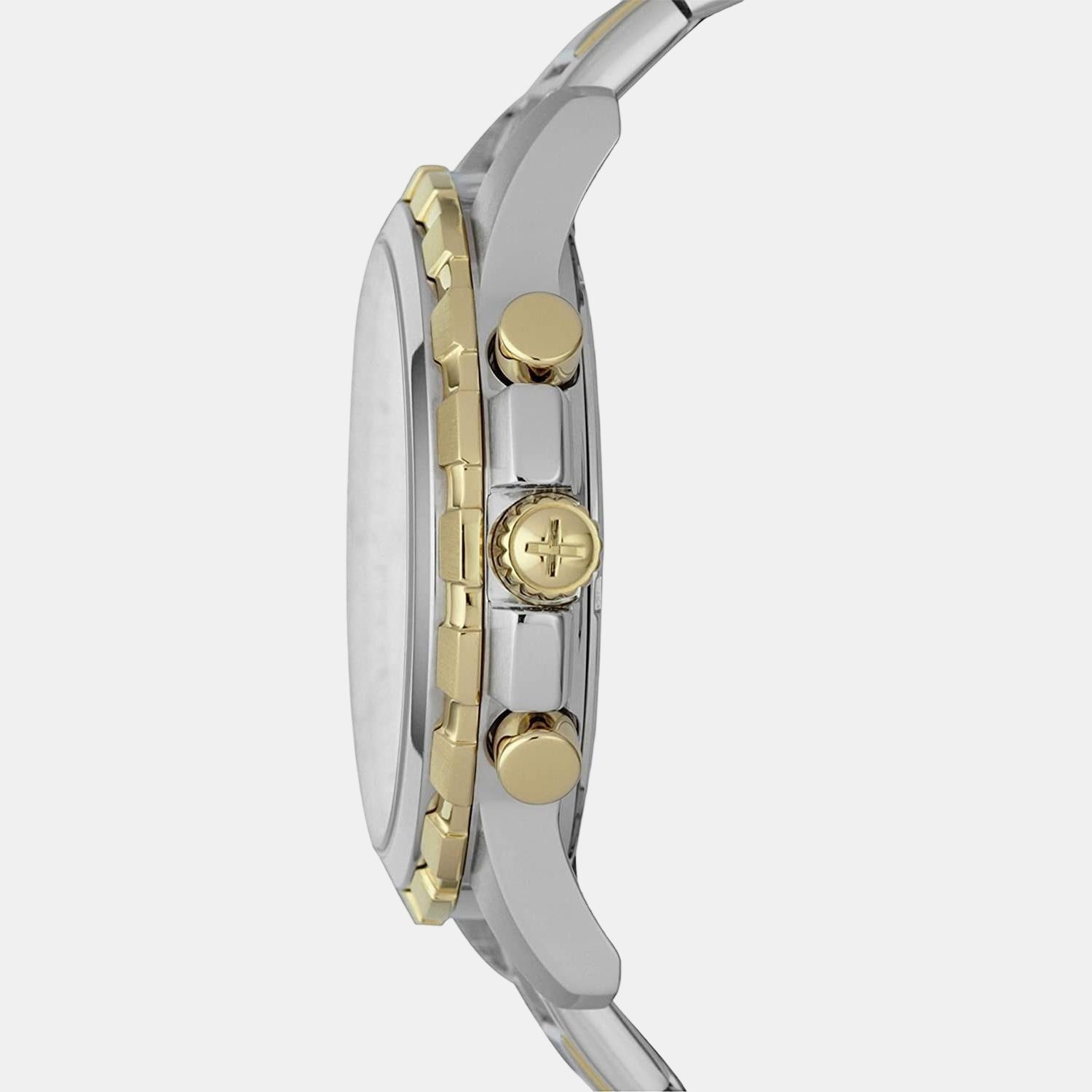 Fossil Dean Men Quartz Silver Dial Chronograph Stainless Steel Watch FS4795 - view 2