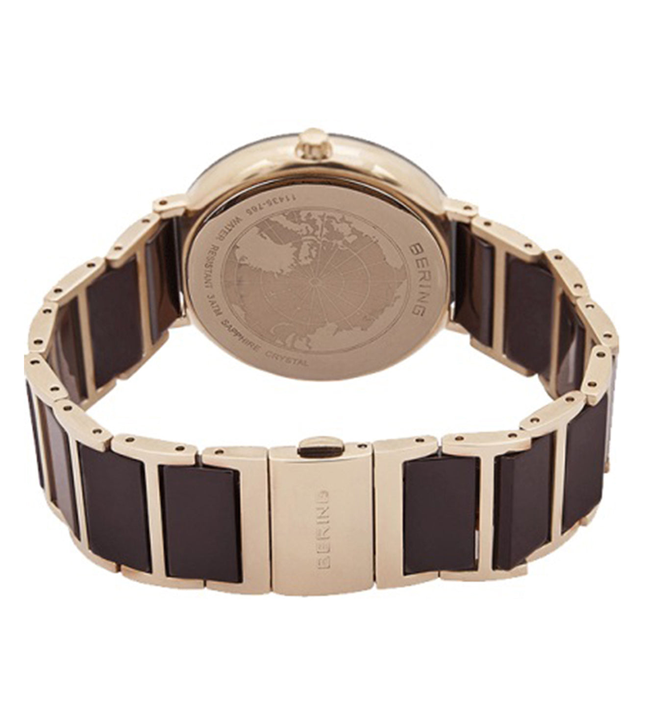 Bering Ceramic Brown Dial Women 35mm – Brown Mother-Of-Pearl