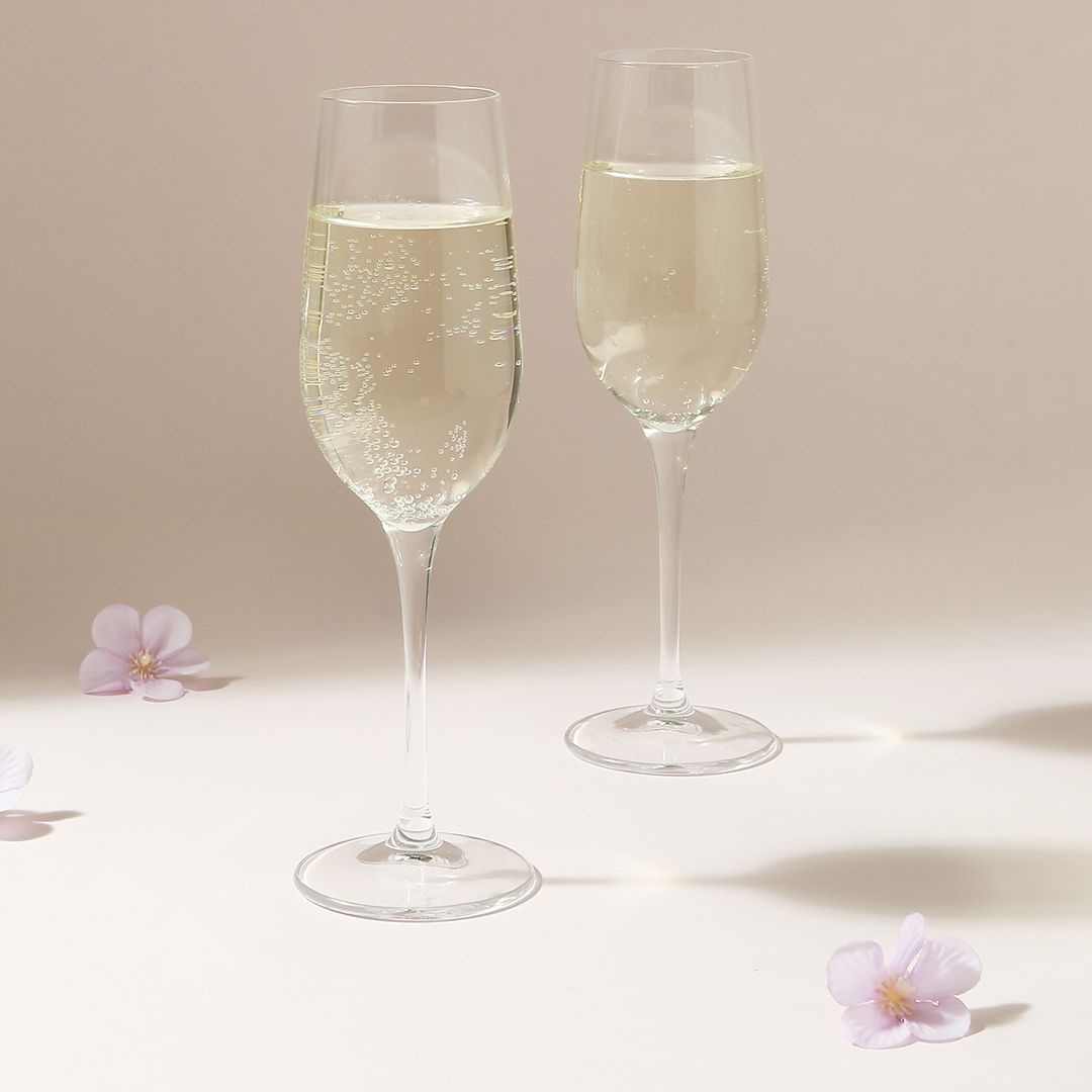 Wonderchef Bormioli Champagne Glass - 215 ML - Set of 2