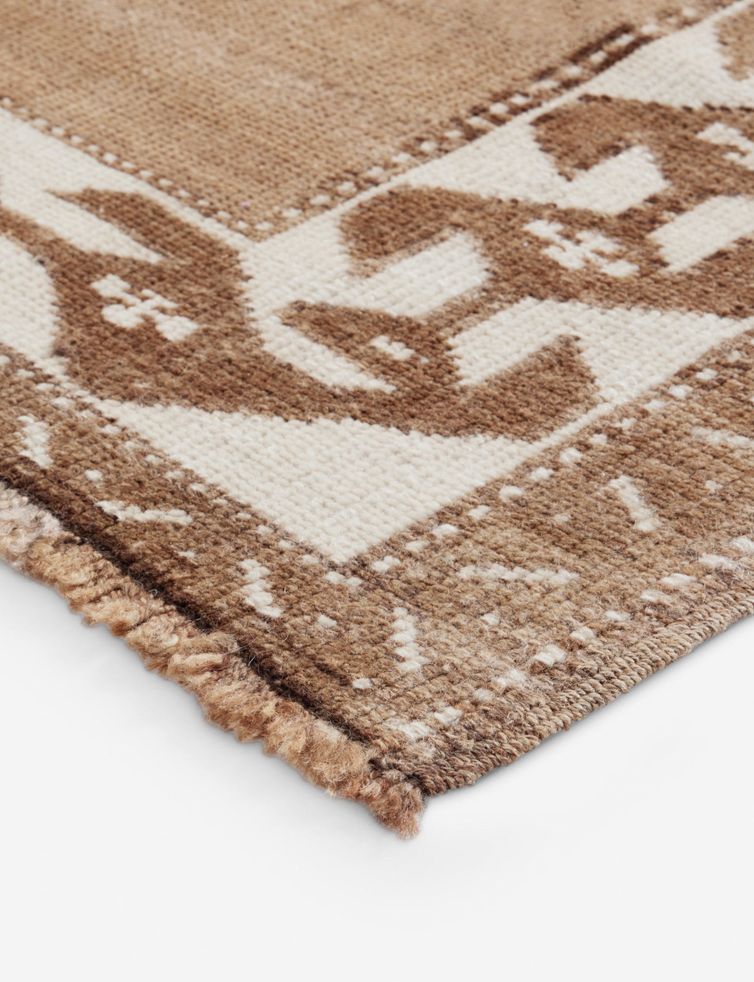 Lulu and Georgia Vintage Turkish Hand-Knotted Wool Rug No. 243, 5'10" x 7'10" - view 2