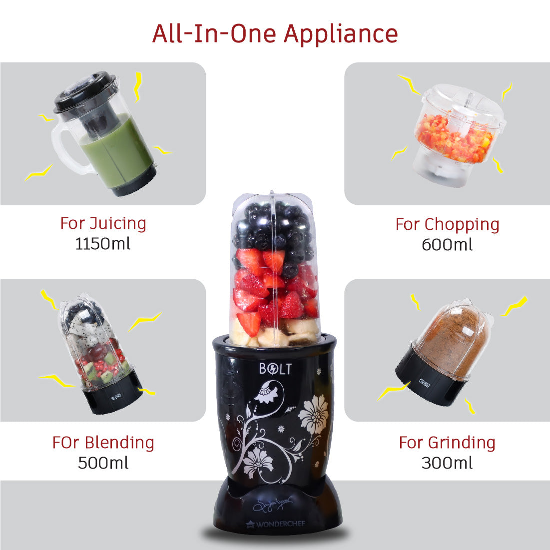 Wonderchef Renewed Nutri-blend BOLT | 600W - view 8