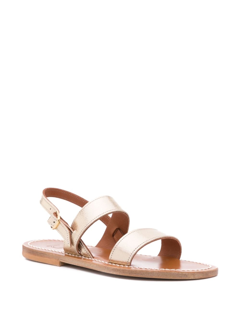 K Jacques St Tropez K. Jacques St Barigoule Leather Sandals - view 2