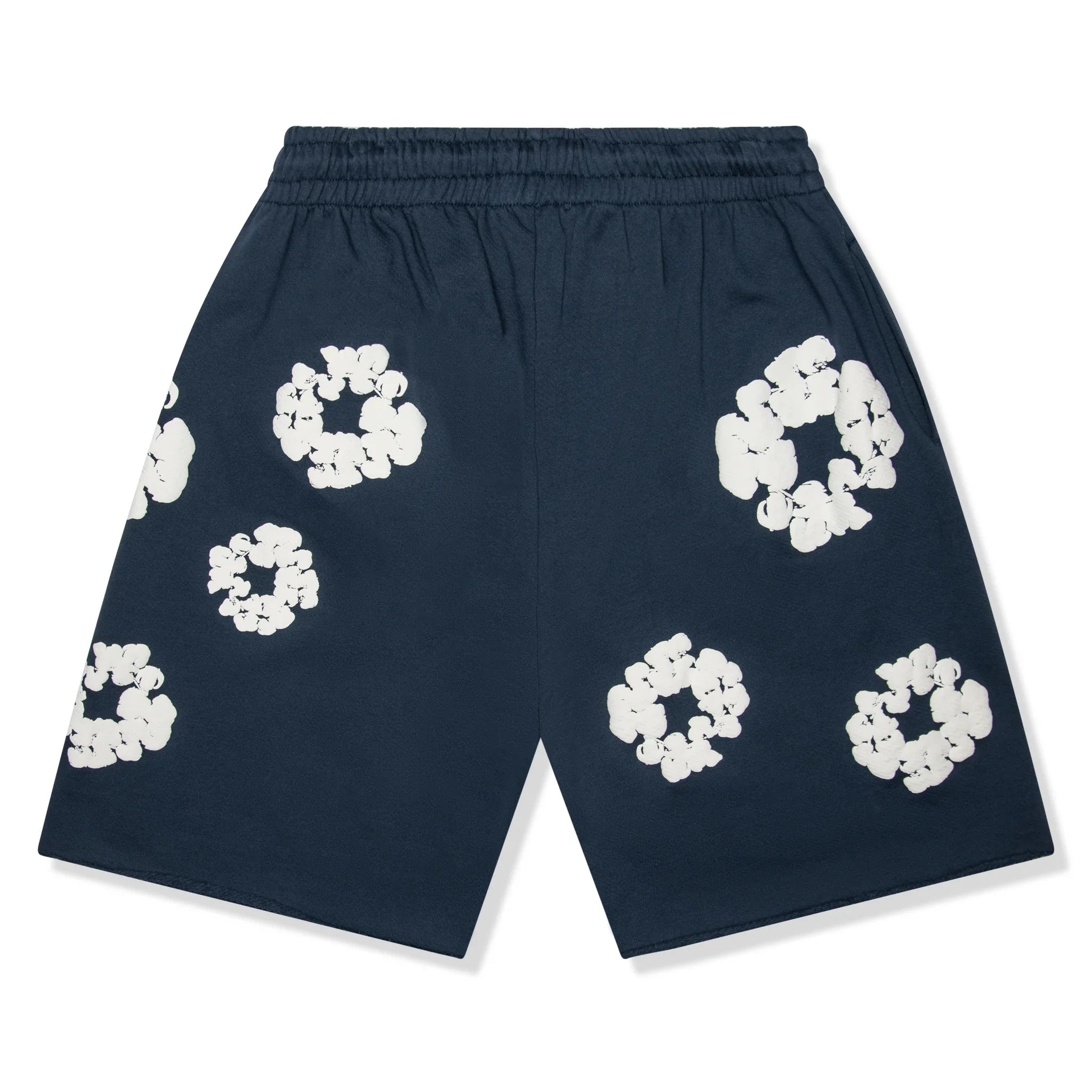 Denim Tears The Cotton Wreath Navy Shorts – Blue - view 2