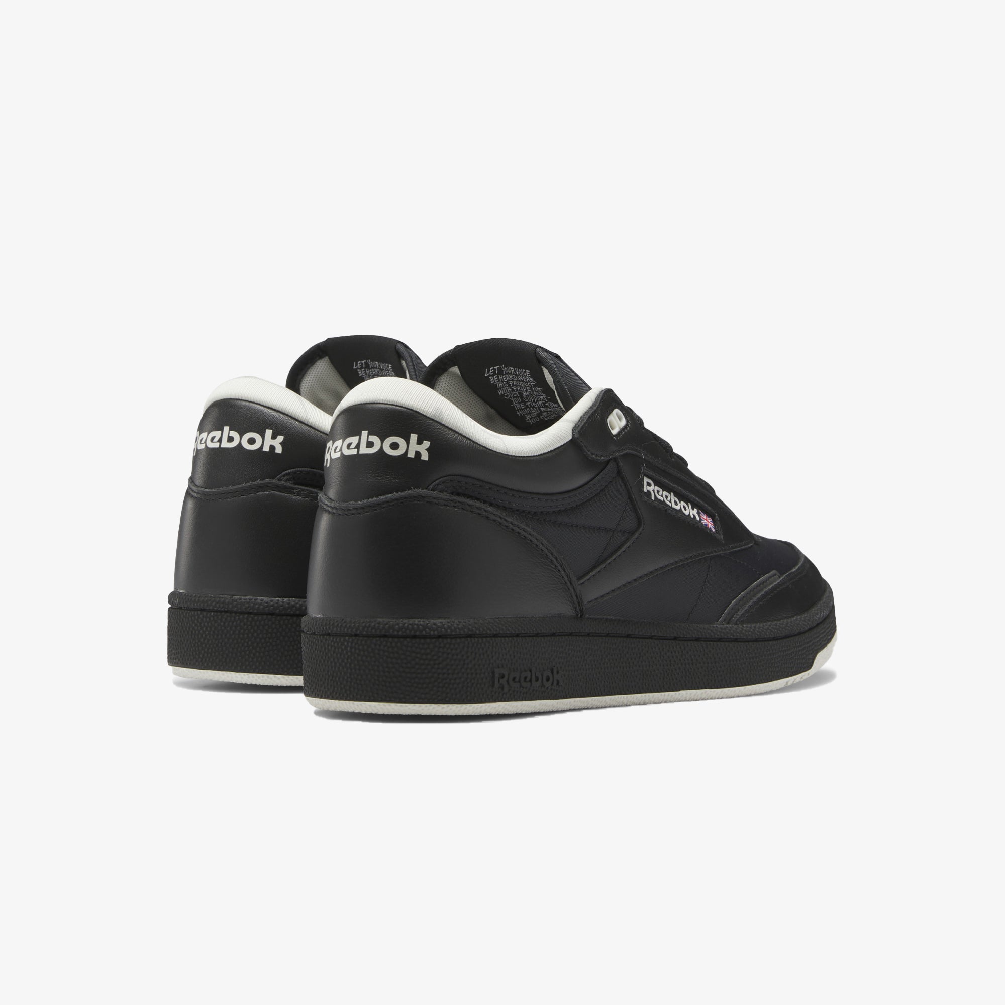 Reebok | CLUB C 85 MID II { CORE BLACK - view 2