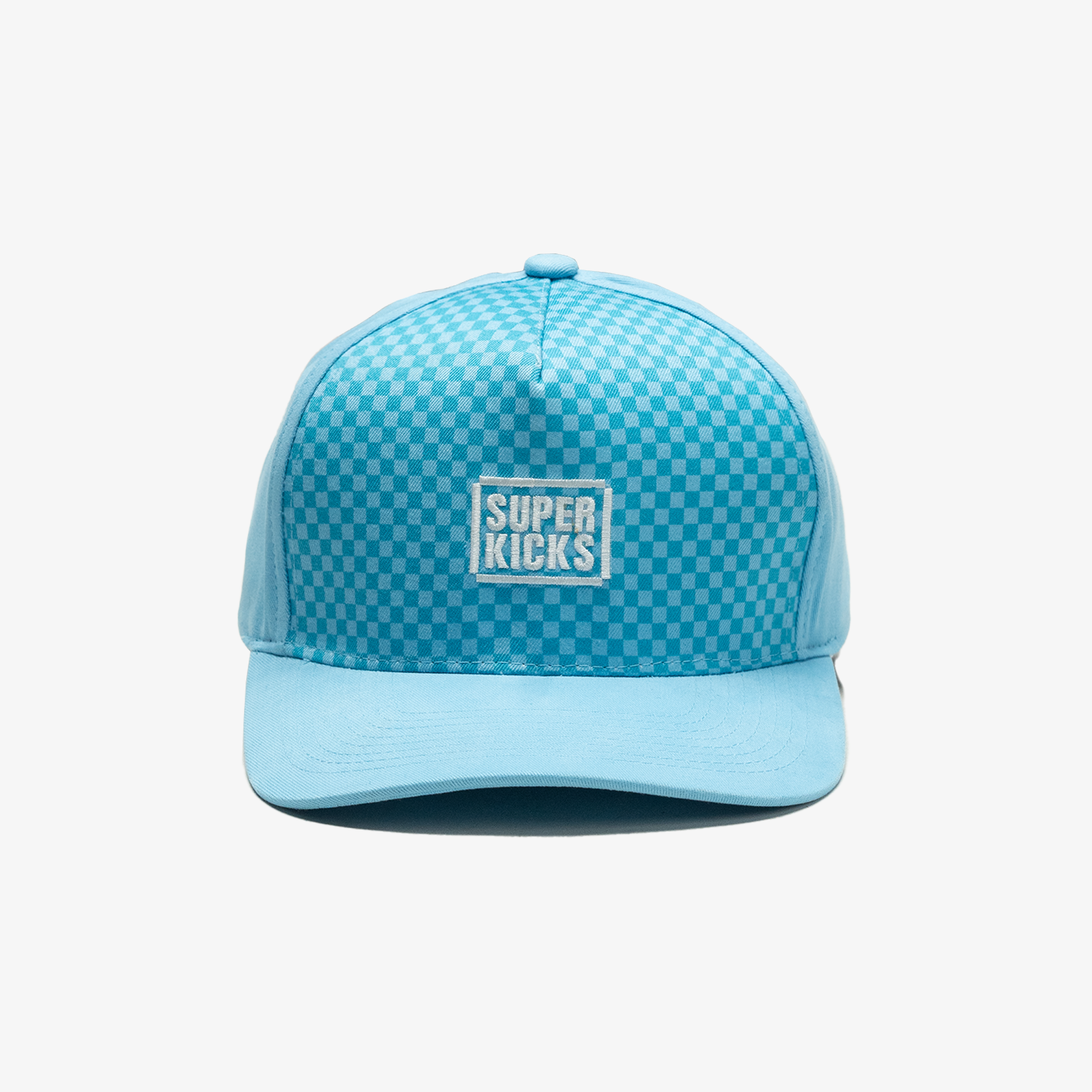 Superkicks | CHECKERBOARD CAP { BLUE