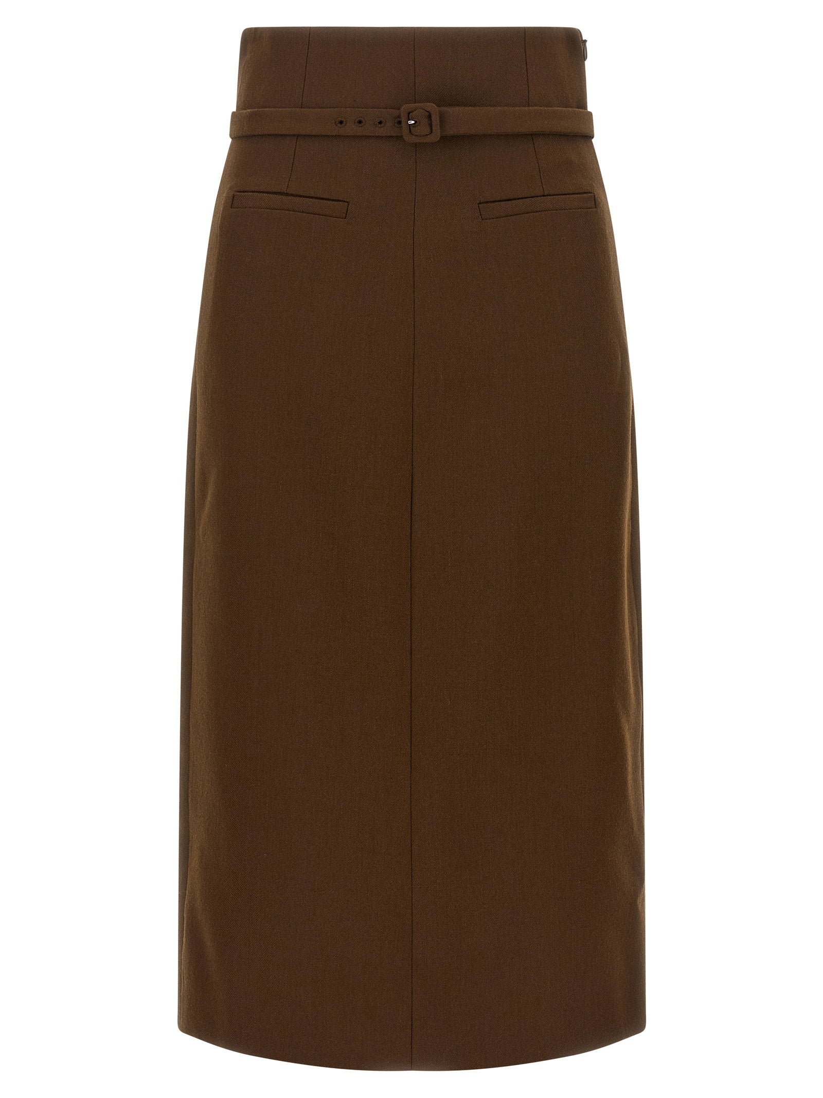 Ami Paris Sheath Skirt – 100% virgin wool