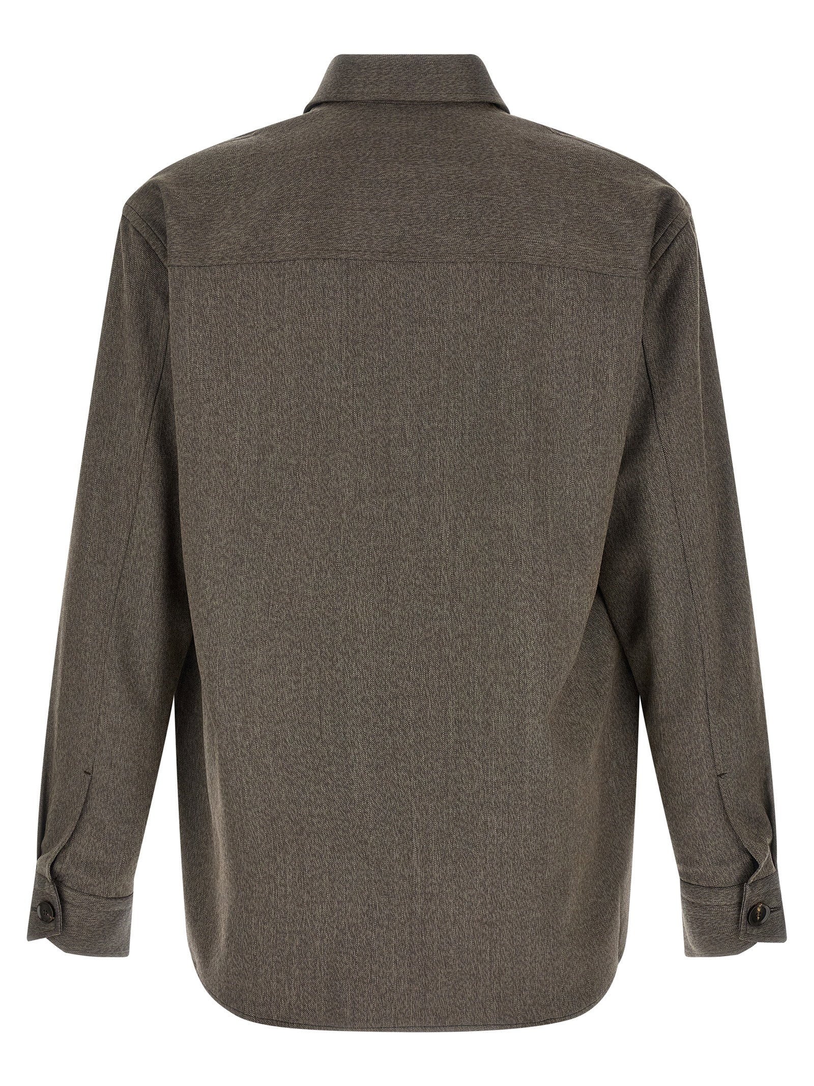 Brioni Workwear Shirt – 99% wool, 1% elastane - view 2