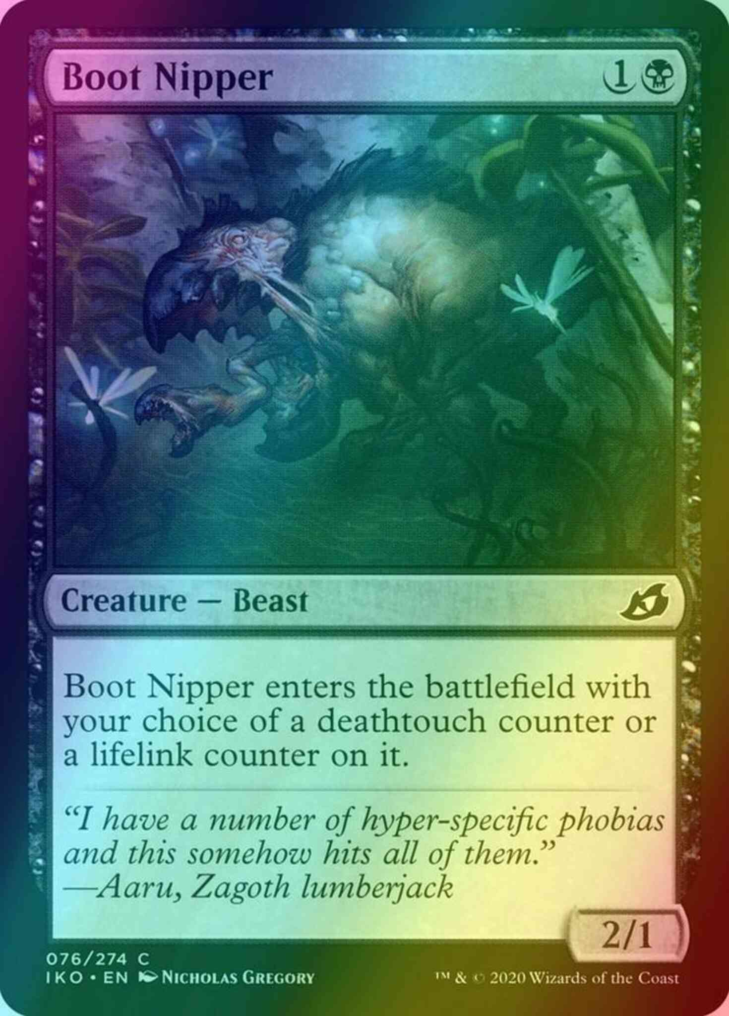 Boot nipper 76 – Magic Boot Nipper [76] [Ikoria: Lair of Behemoths] [Foil]