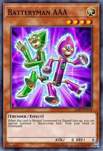 Yu-Gi-Oh! Batteryman AAA - TSHD-EN034 - Common - 1st Edition